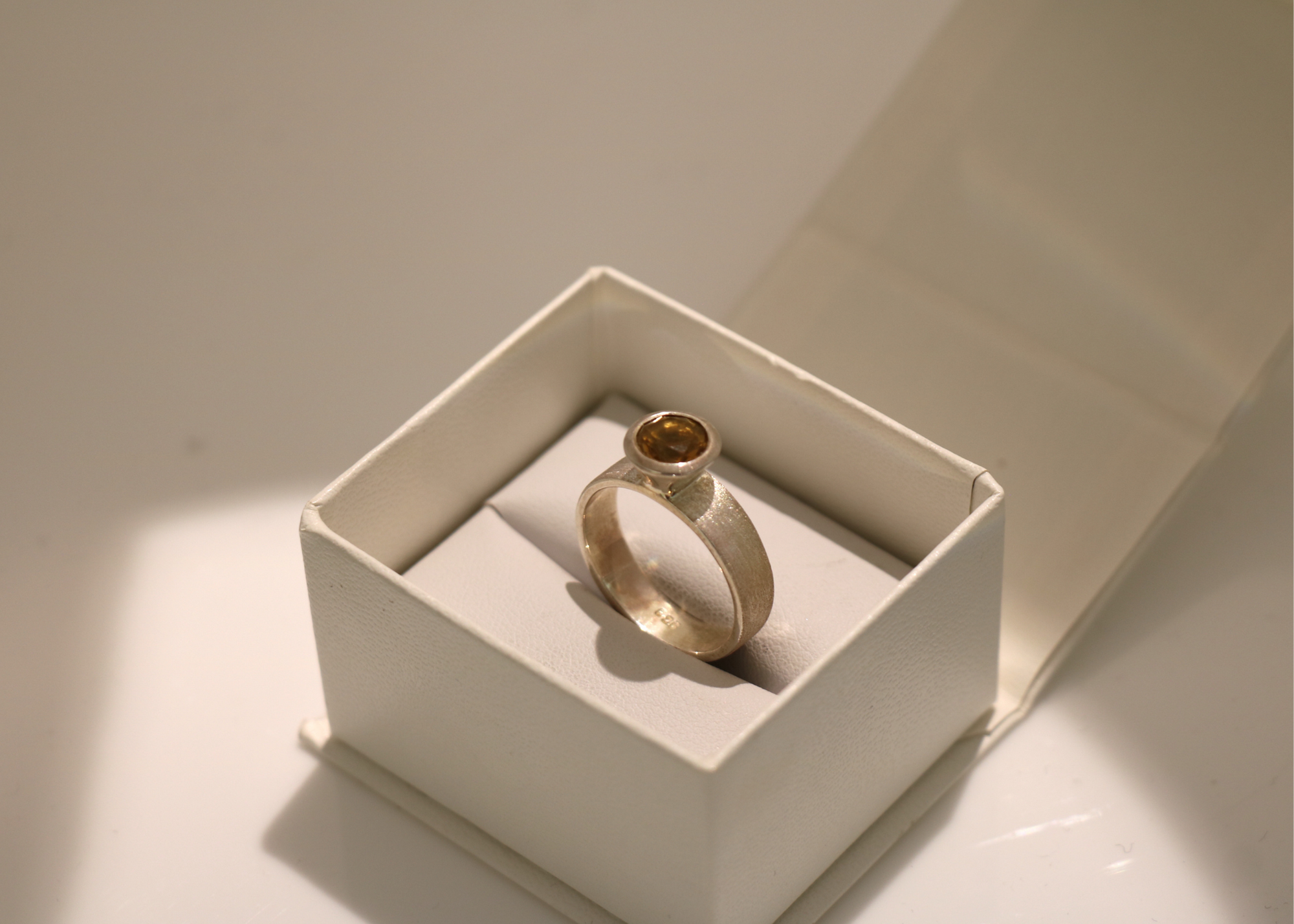 Citrine Gemstone Ring (Sterling Silver)、mySite、topwebapps