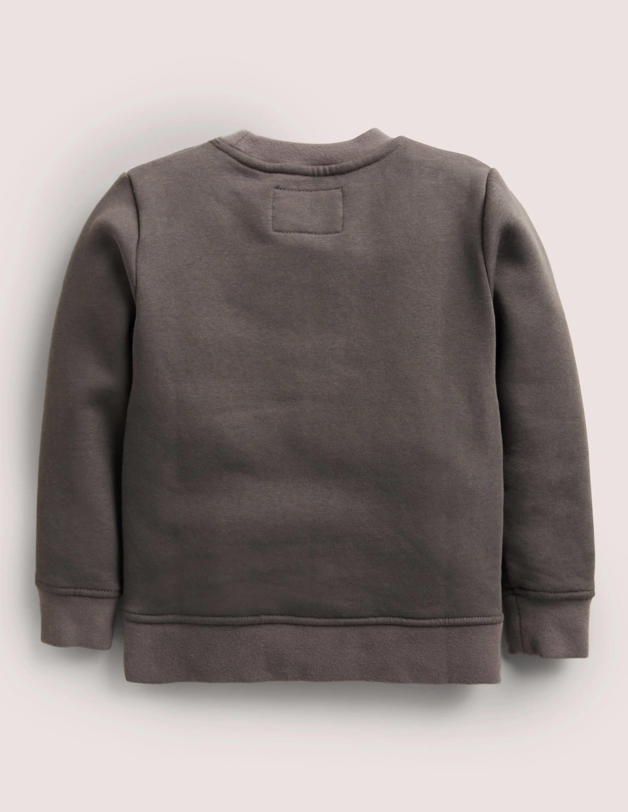  Owl Appliqué Sweatshirt-Smoke Grey Owl、mySite、ashleygrahame