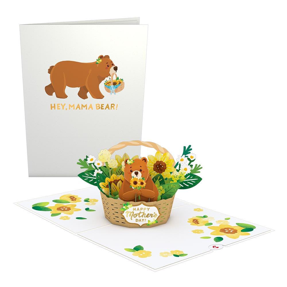 Mama Bear Mother's Day Pop-Up Card、mySite、solidvoid
