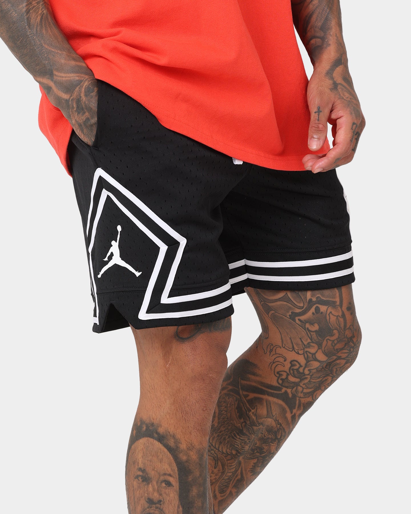 Jordan Dri-FIT Sport Diamond Shorts Black/White、mySite、zt4zffjzw