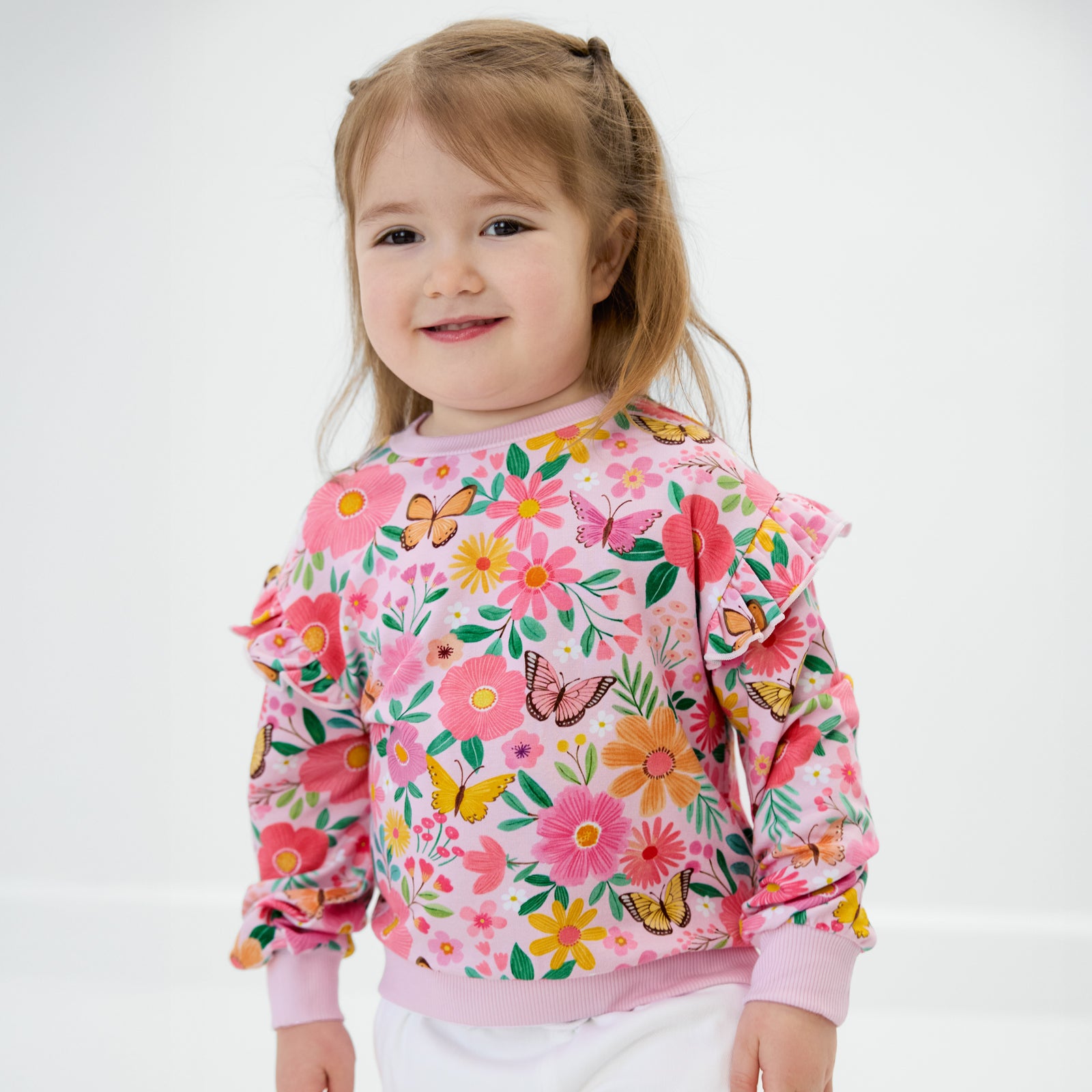 Butterfly Blooms Flutter Crewneck、mySite、g9winljtr