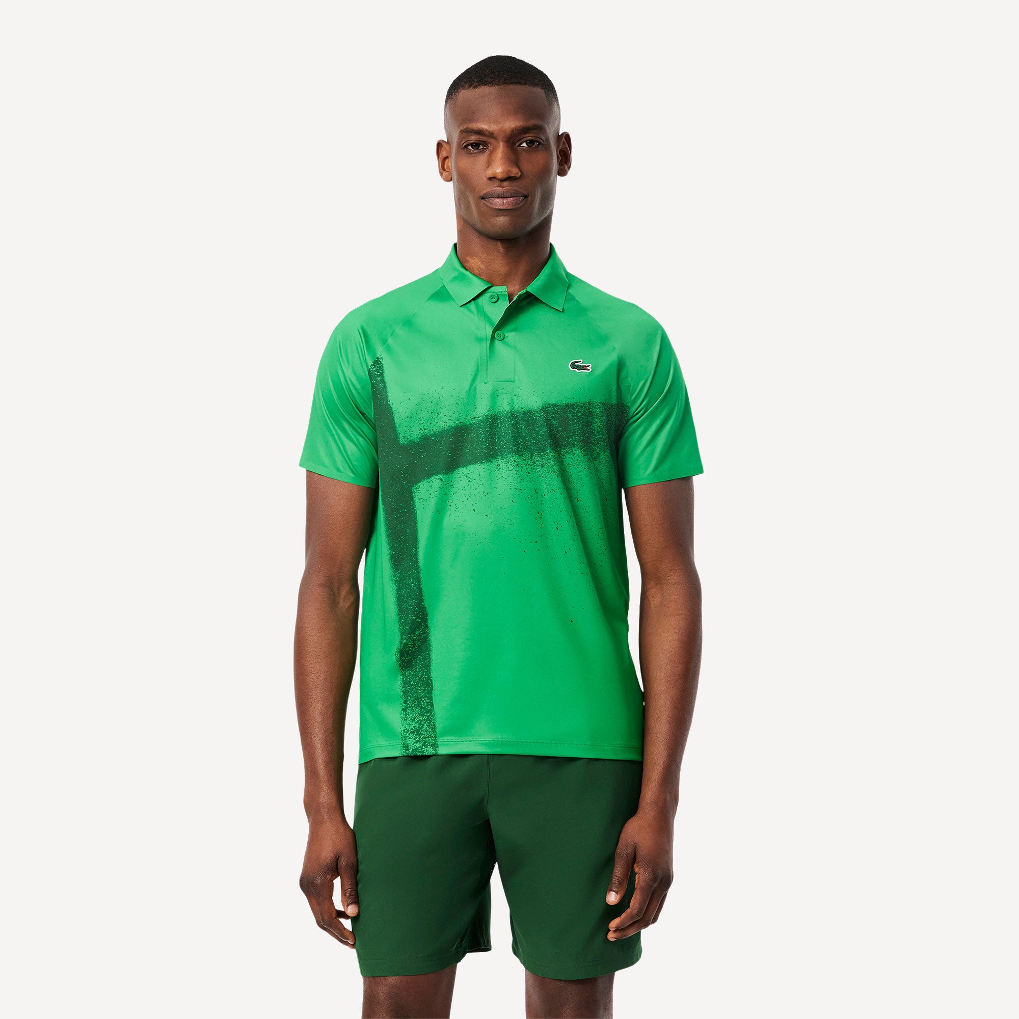 Lacoste x Novak Djokovic Men's Technical Woven 8-Inch Tennis Shorts