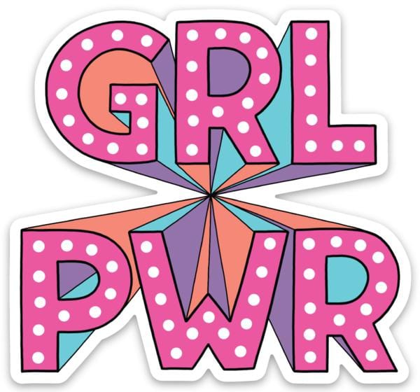  Girl Power Sticker 9 Pack、mySite、elrpsem3k