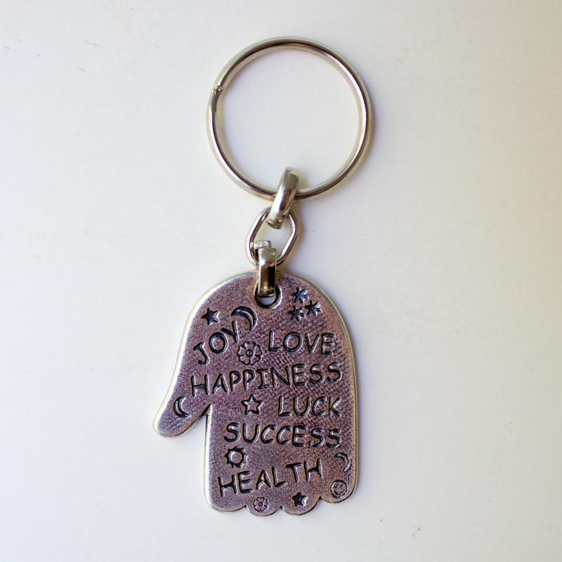 Blessing from the Holy Land Hamsa Keychain、mySite、topwebapps
