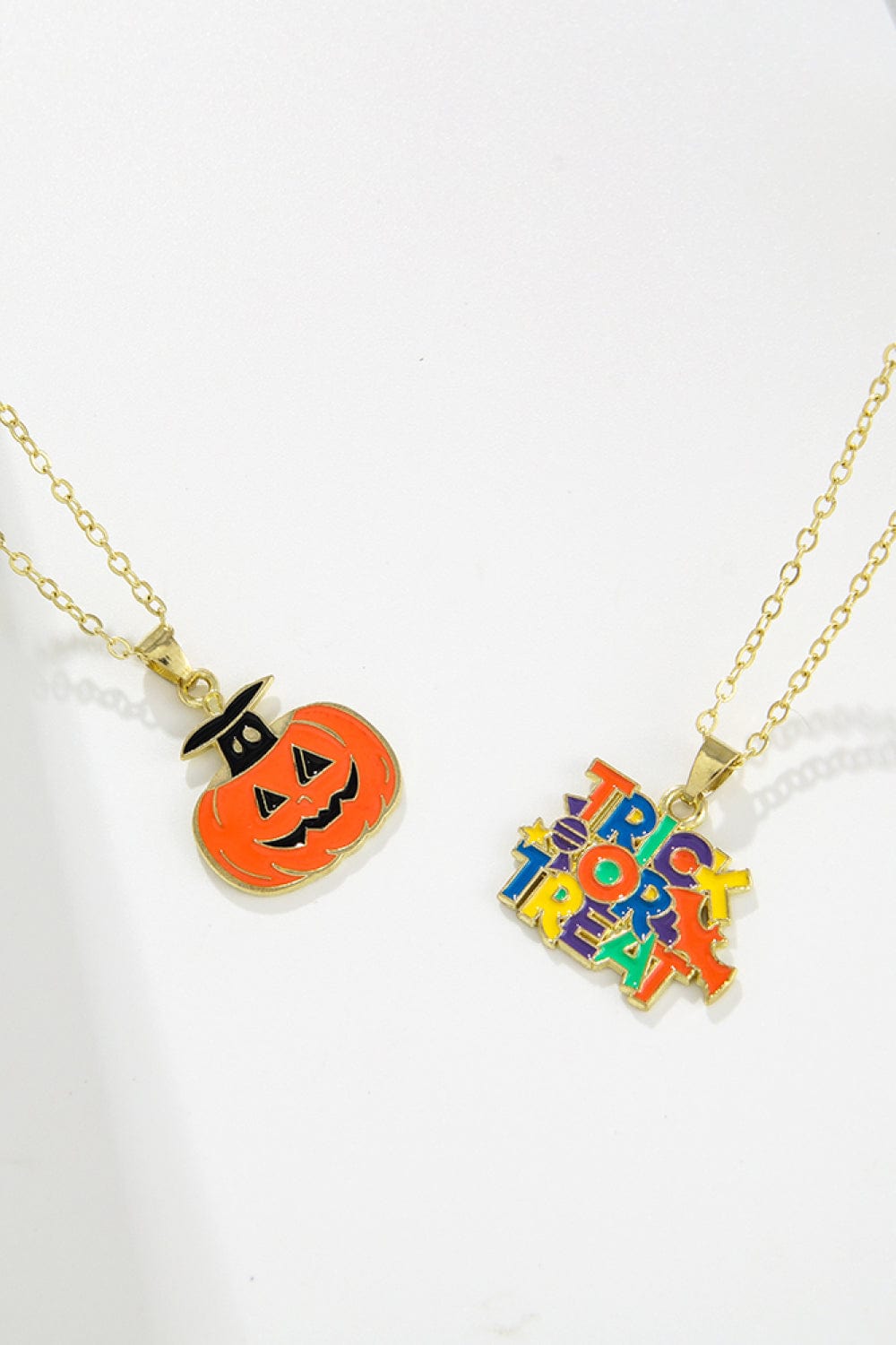 Two-Piece Halloween Theme Necklace Set、mySite、g9winljtr
