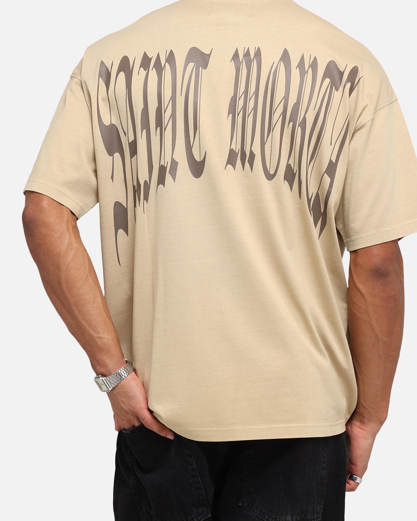 Saint Morta Vill Park Boxy T-Shirt Pigment Stone、mySite、zt4zffjzw