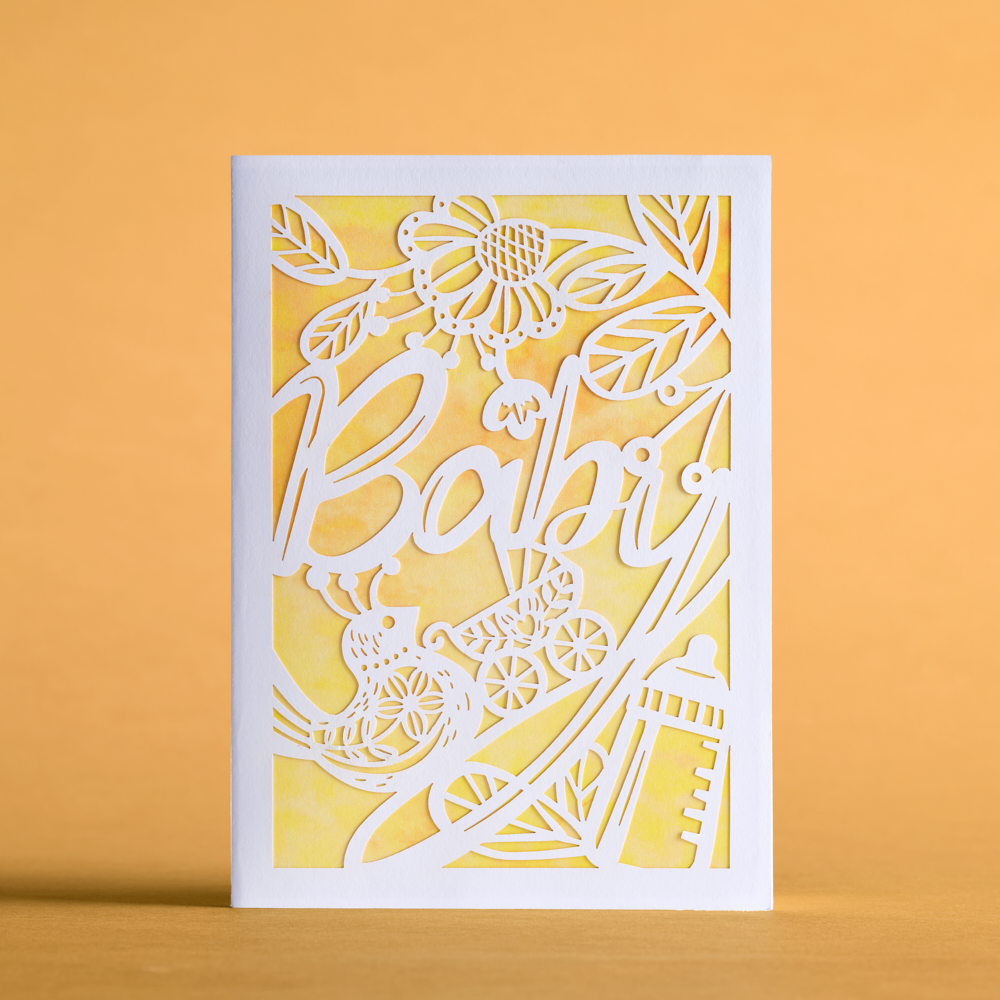 Baby Carriage: Lovepop Moments™ Card、mySite、solidvoid