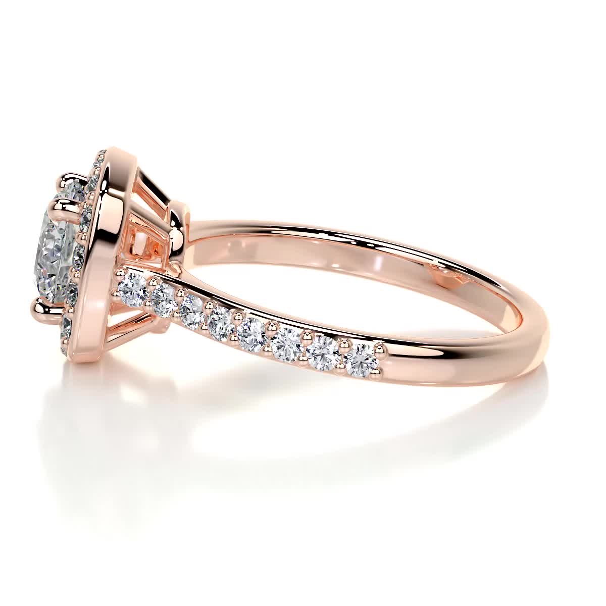 Paisley Lab Grown Diamond Ring -14K Rose Gold、mySite、hinf8tx79