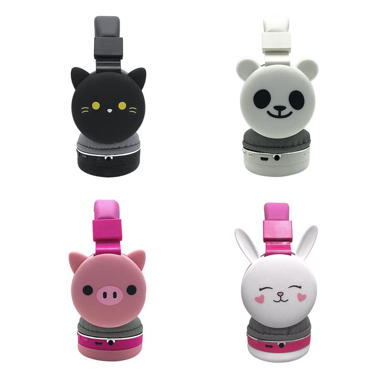Animal Bluetooth Headphones 3D So CUTE! Pig, Cat, Rabbit Wireless Music or Gaming Headset Gaming for Mobile Phone MP3 PC*、mySite、g9winljtr