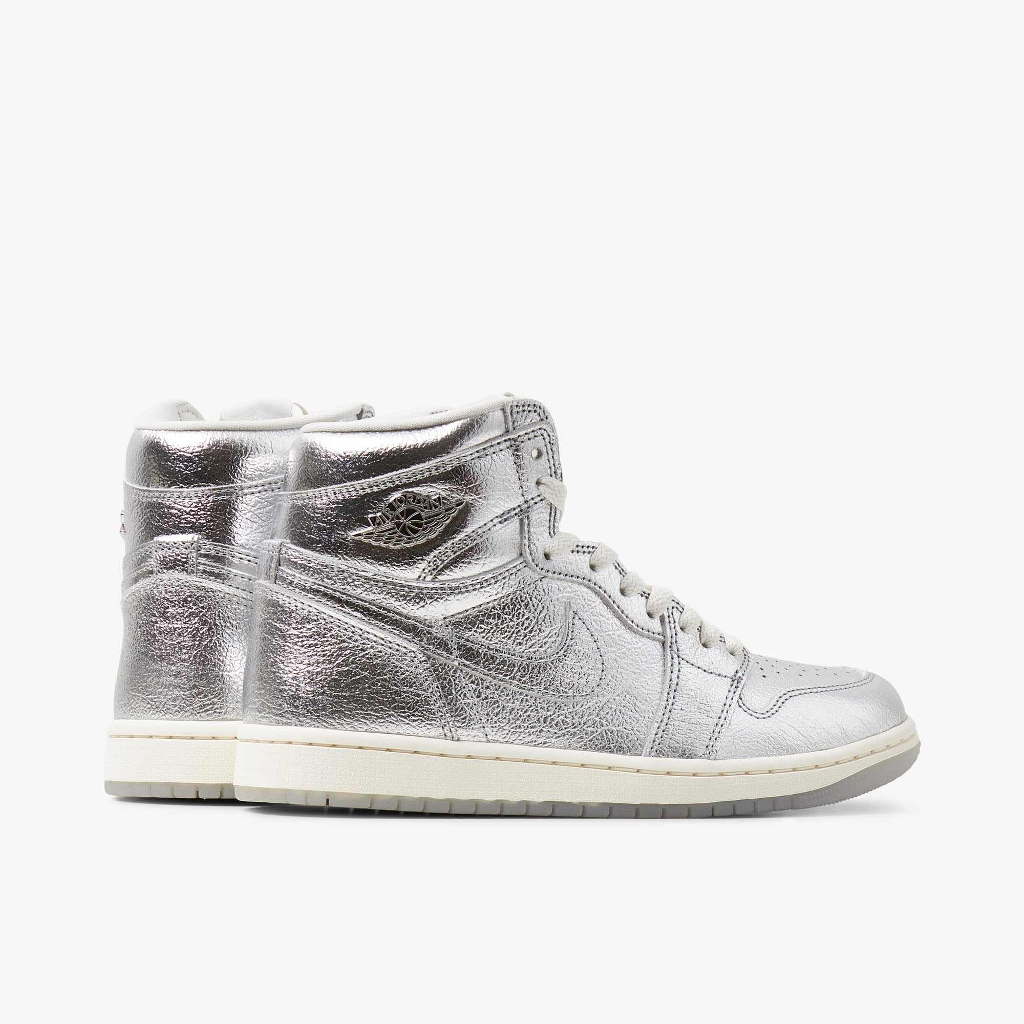  Jordan Women's 1 Retro High OG Metallic Silver / Photon Dust - Sail、mySite、merchandisen