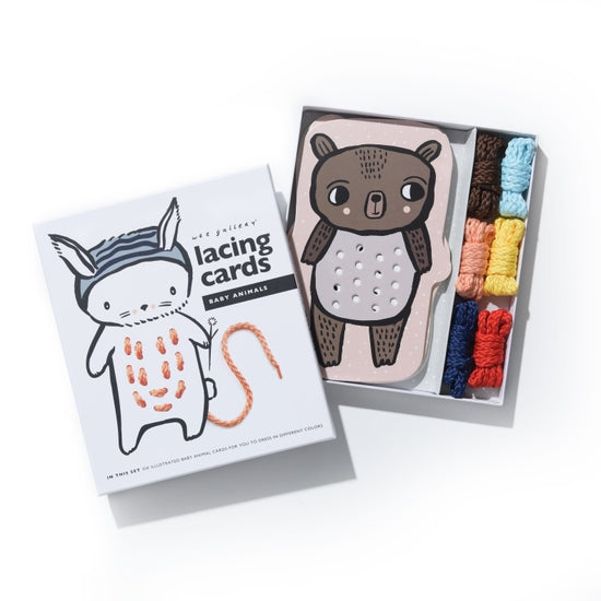 Lacing Cards - Baby Animals、mySite、g9winljtr