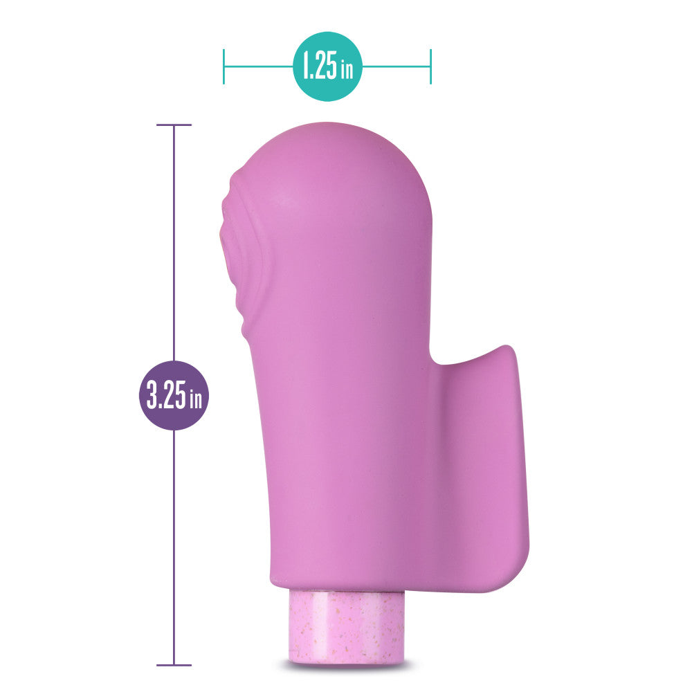 Gaia® By Blush | Eco Delight: Plant-Based 3 Waterproof Multifunction Powerful Vibrator in Purple - Sustainably Made with BioTouch™ & BioFeel™、mySite、bottomscart