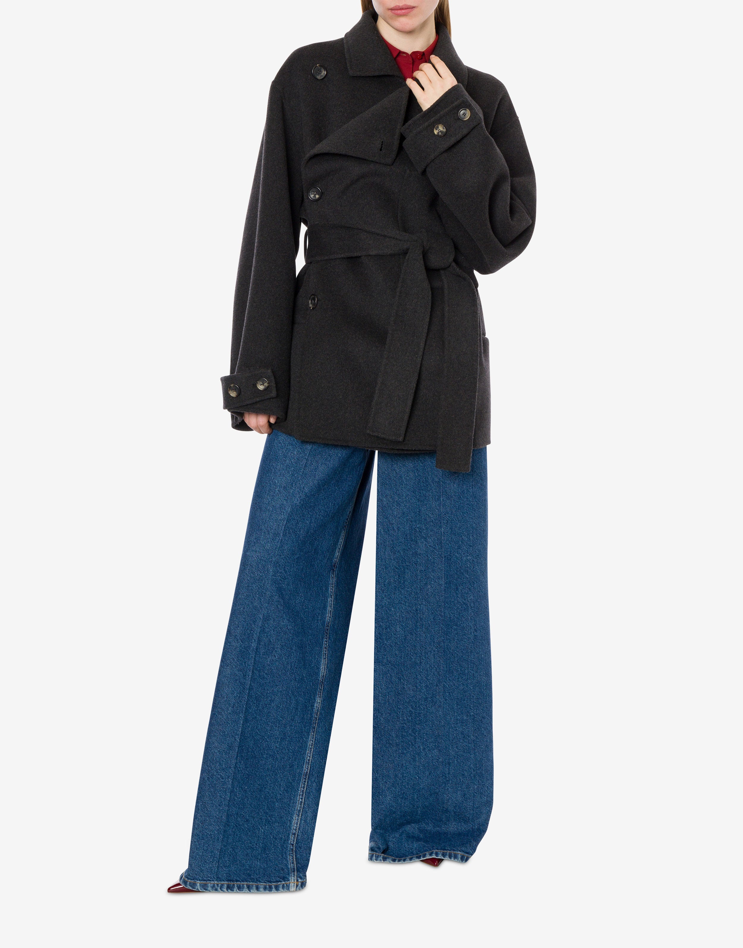 Cappotto in panno di lana double、mySite、aoinhome