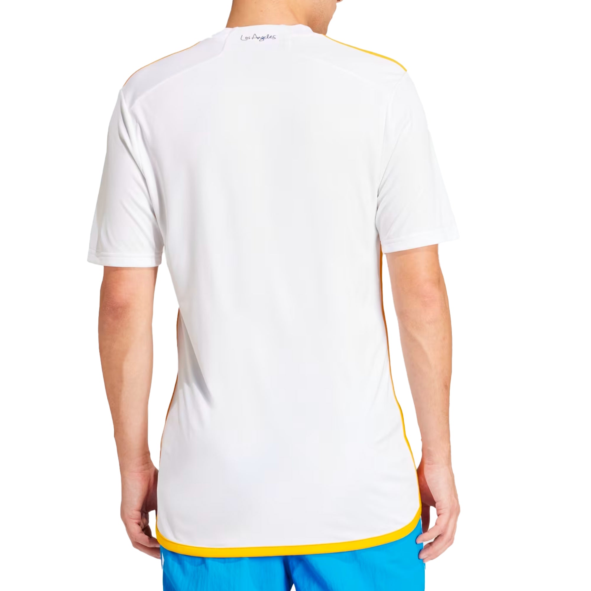 adidas Men's LA Galaxy 2024/25 Home Jersey White/Blue、mySite、bottomscart