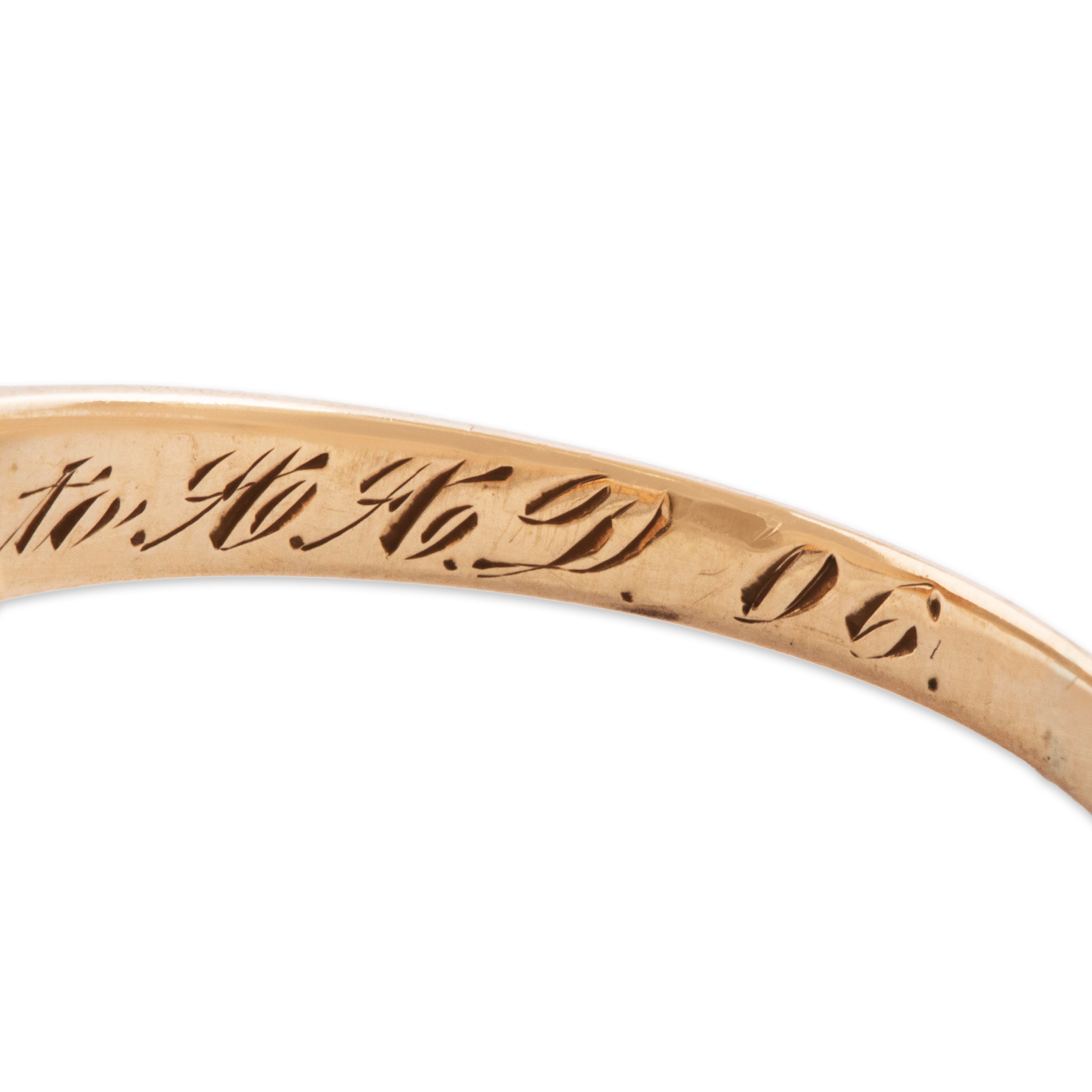 Antique Edwardian 10k Rosy Yellow Gold Green Glass Engraved Ring 6.25、mySite、hinf8tx79