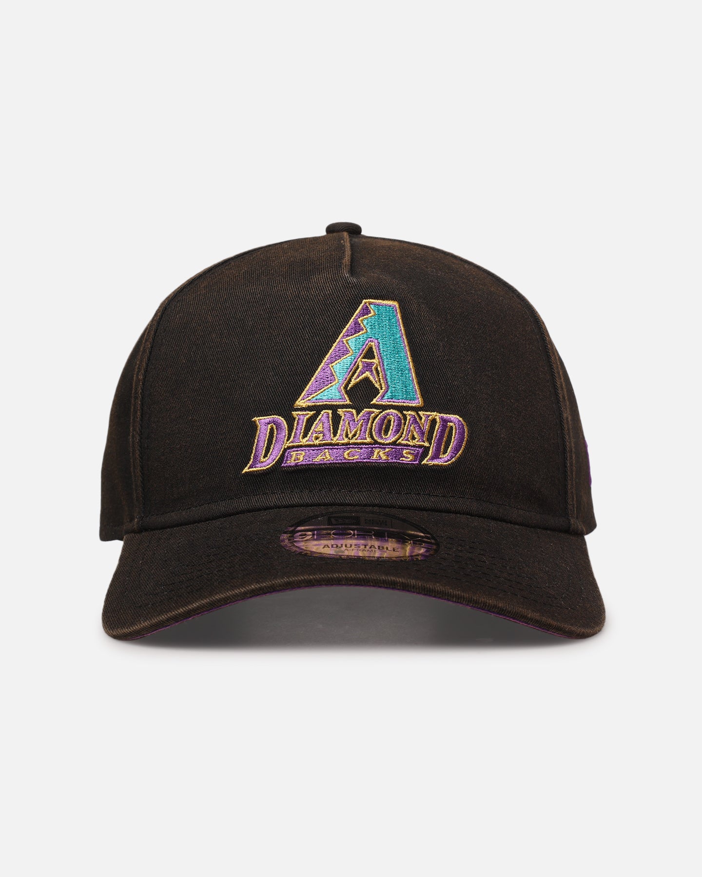 New Era Arizona Diamondbacks 'Sunbleached' 9FORTY A-Frame Snapback Washed Black、mySite、zt4zffjzw