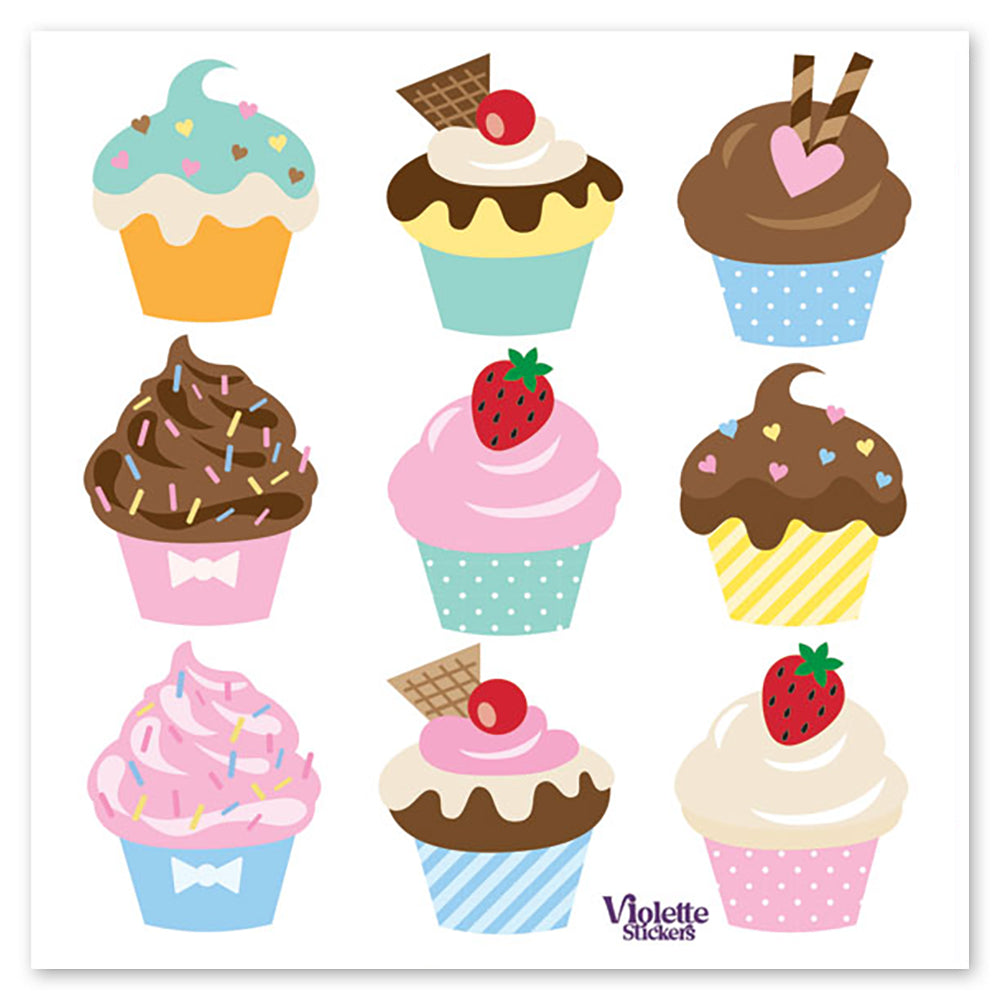  Crystal Cupcakes Stickers、mySite、ghnorth