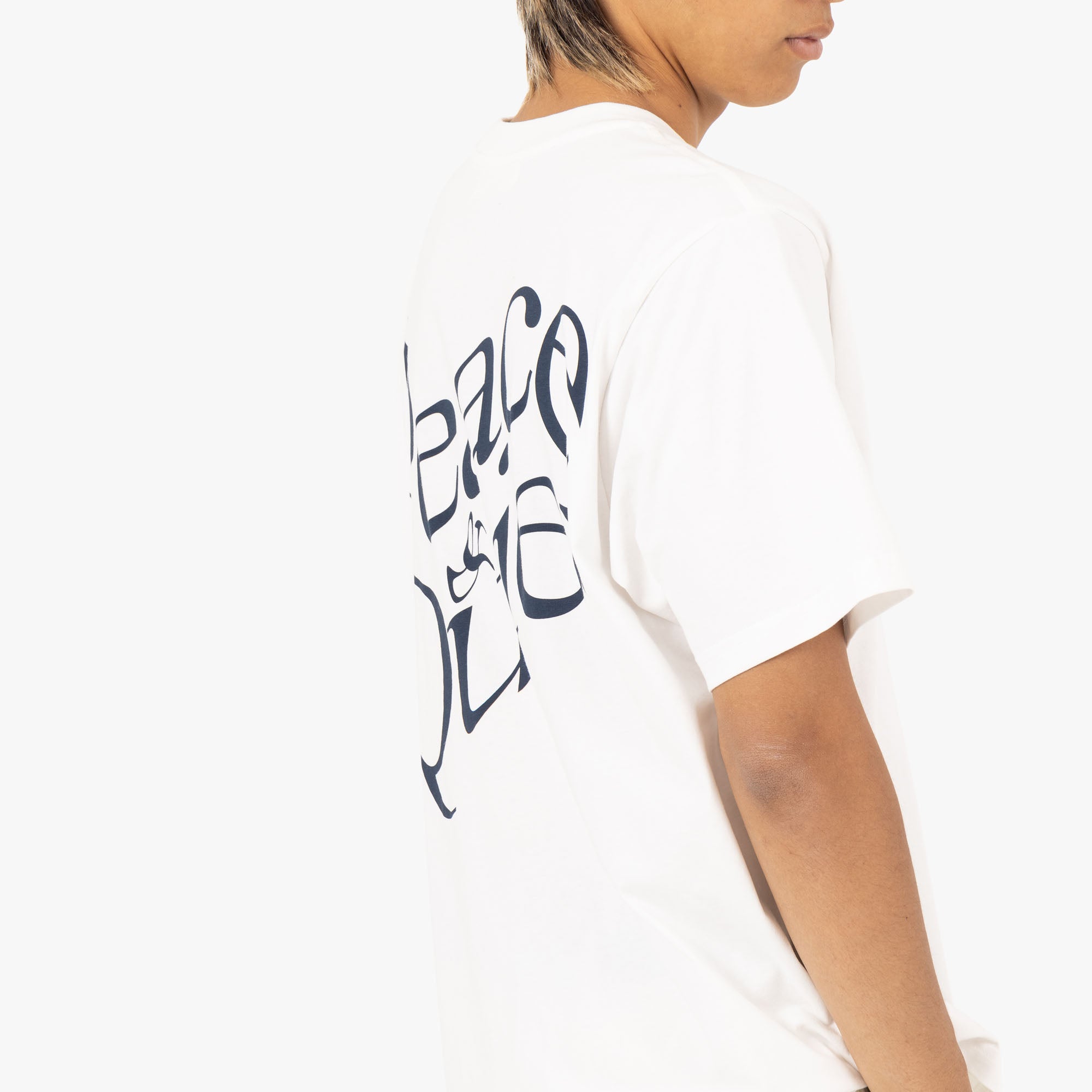 Museum Of Peace & Quiet Warped T-shirt / White、mySite、merchandisen
