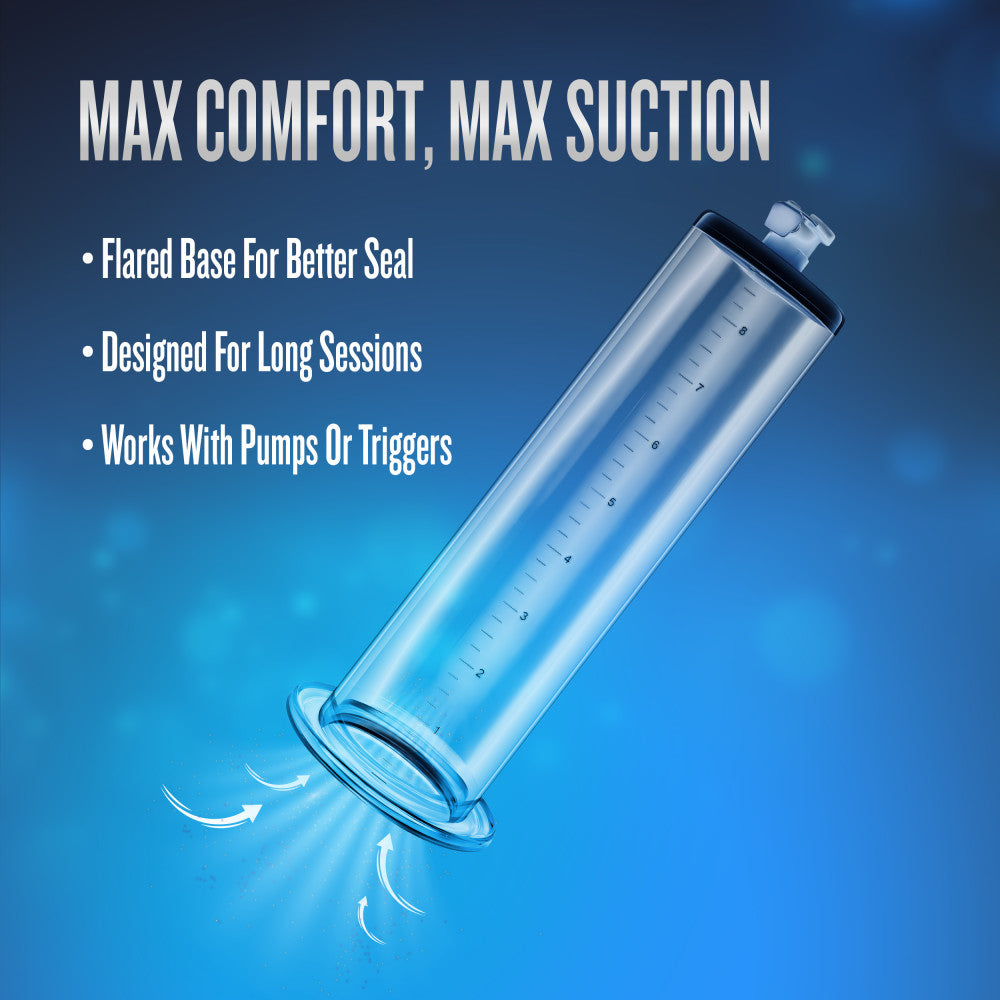 Performance By Blush® | - 9 Inch x 1.75 Inch Penis Pump Cylinder - Clear、mySite、bottomscart