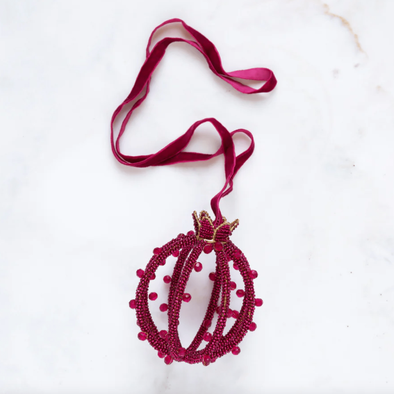 Delia Pomegranate Beaded Bauble、mySite、topwebapps