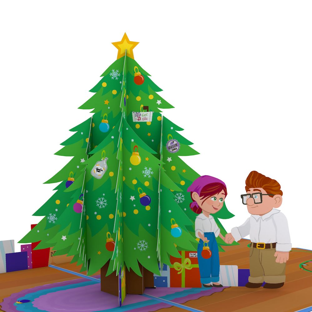 Disney and Pixar Up Home For The Holidays Pop-Up Card、mySite、solidvoid