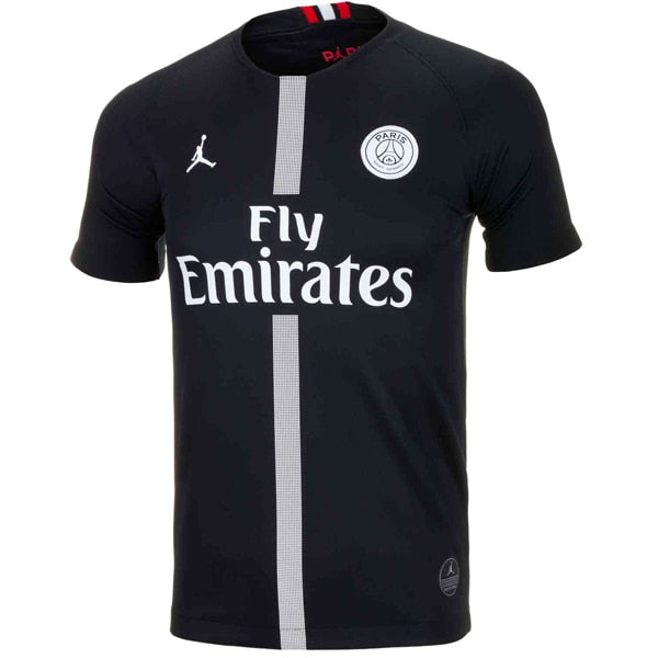 Nike Men's Paris Saint-Germain x Jordan Third Jersey Black/White、mySite、bottomscart