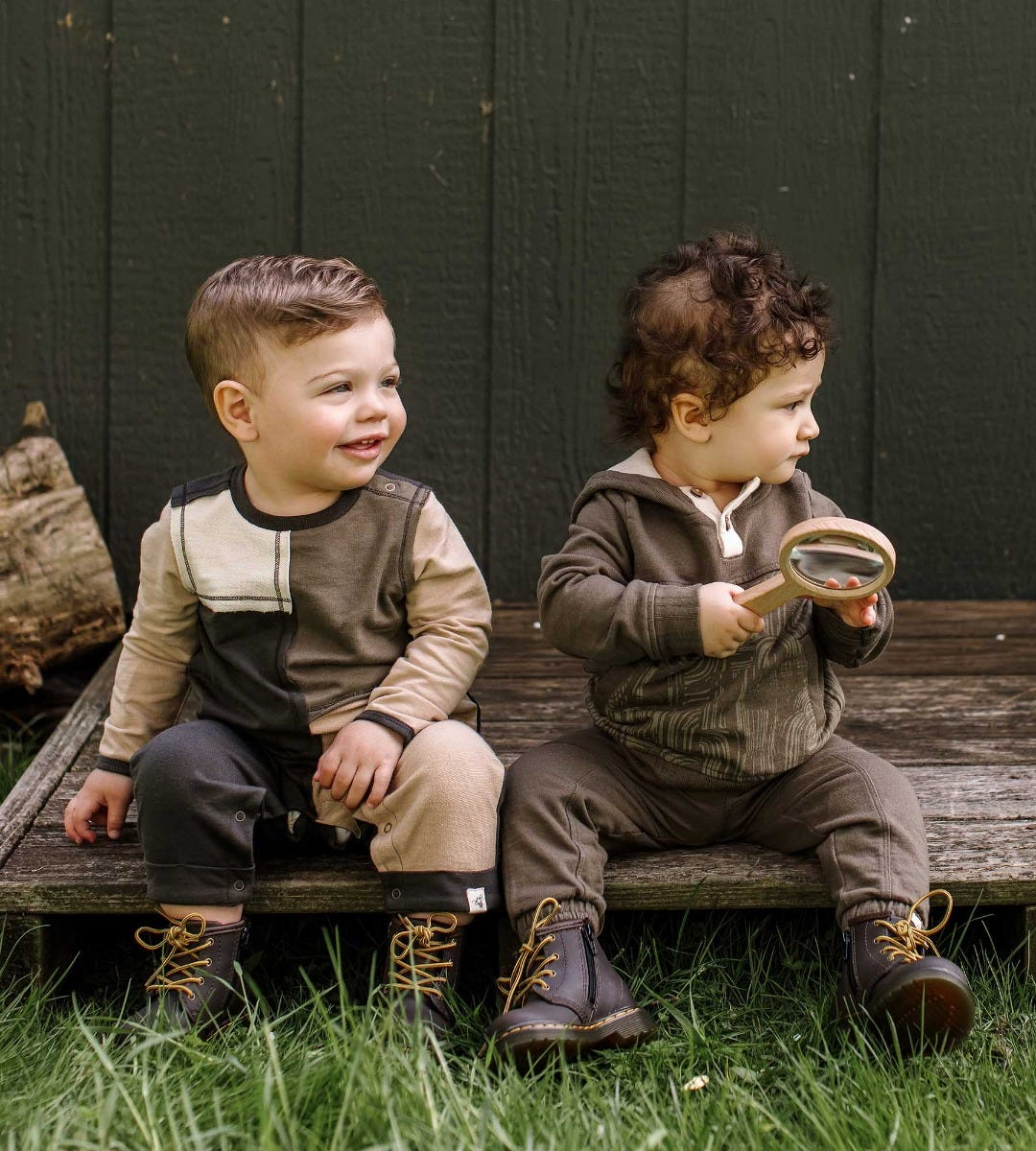 Abstract Waterfalls Organic Sweatshirt and Pants Set、mySite、g9winljtr