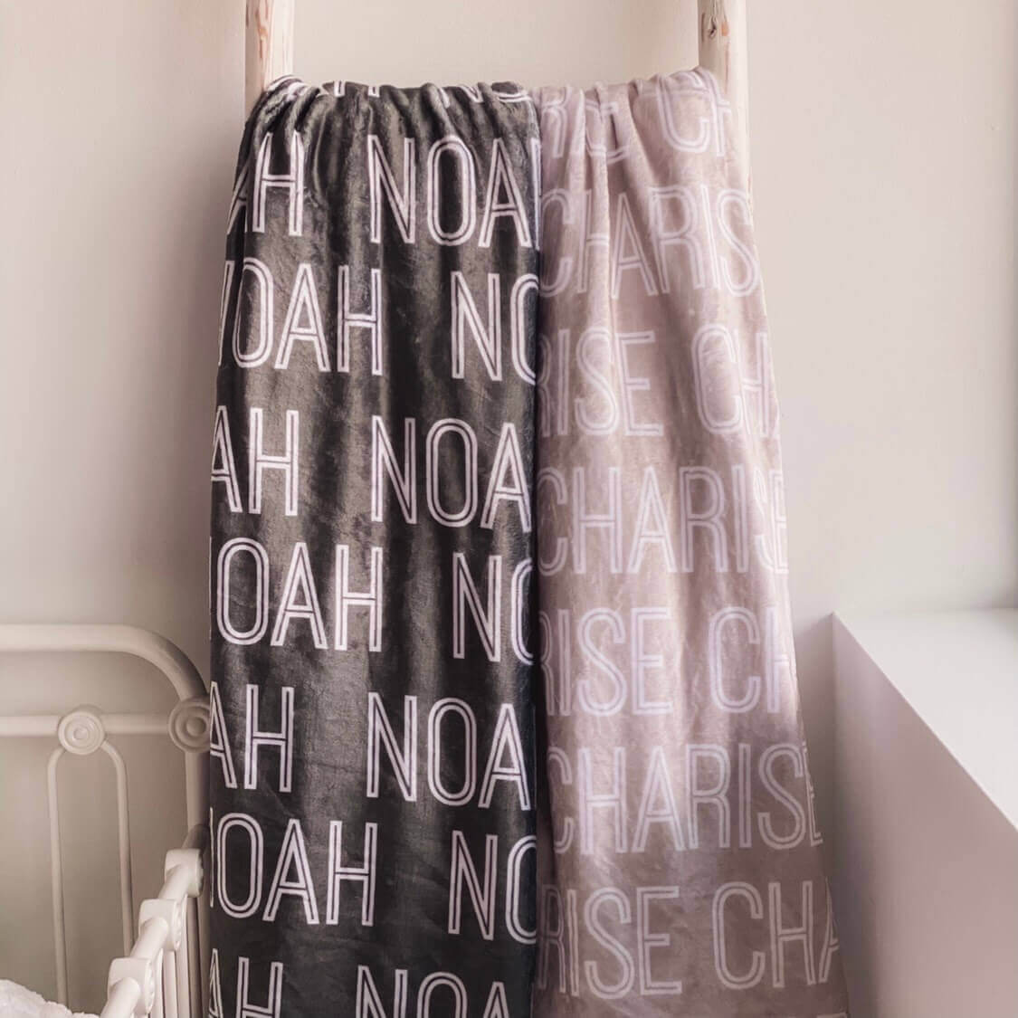  Custom Solid Color & Font Personalized Toddler Blanket、mySite、layawaytickets