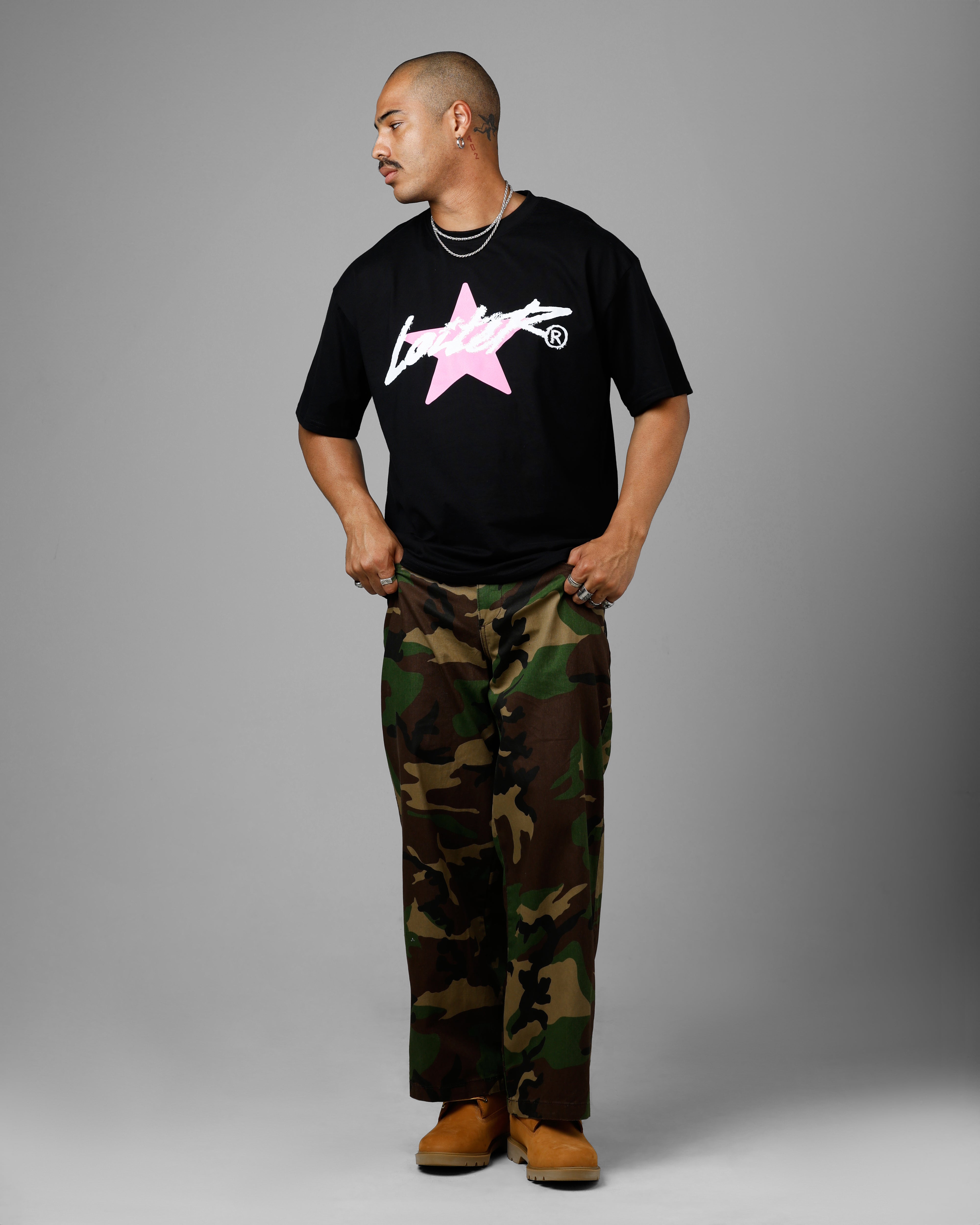 Loiter Universe T-Shirt Black、mySite、zt4zffjzw