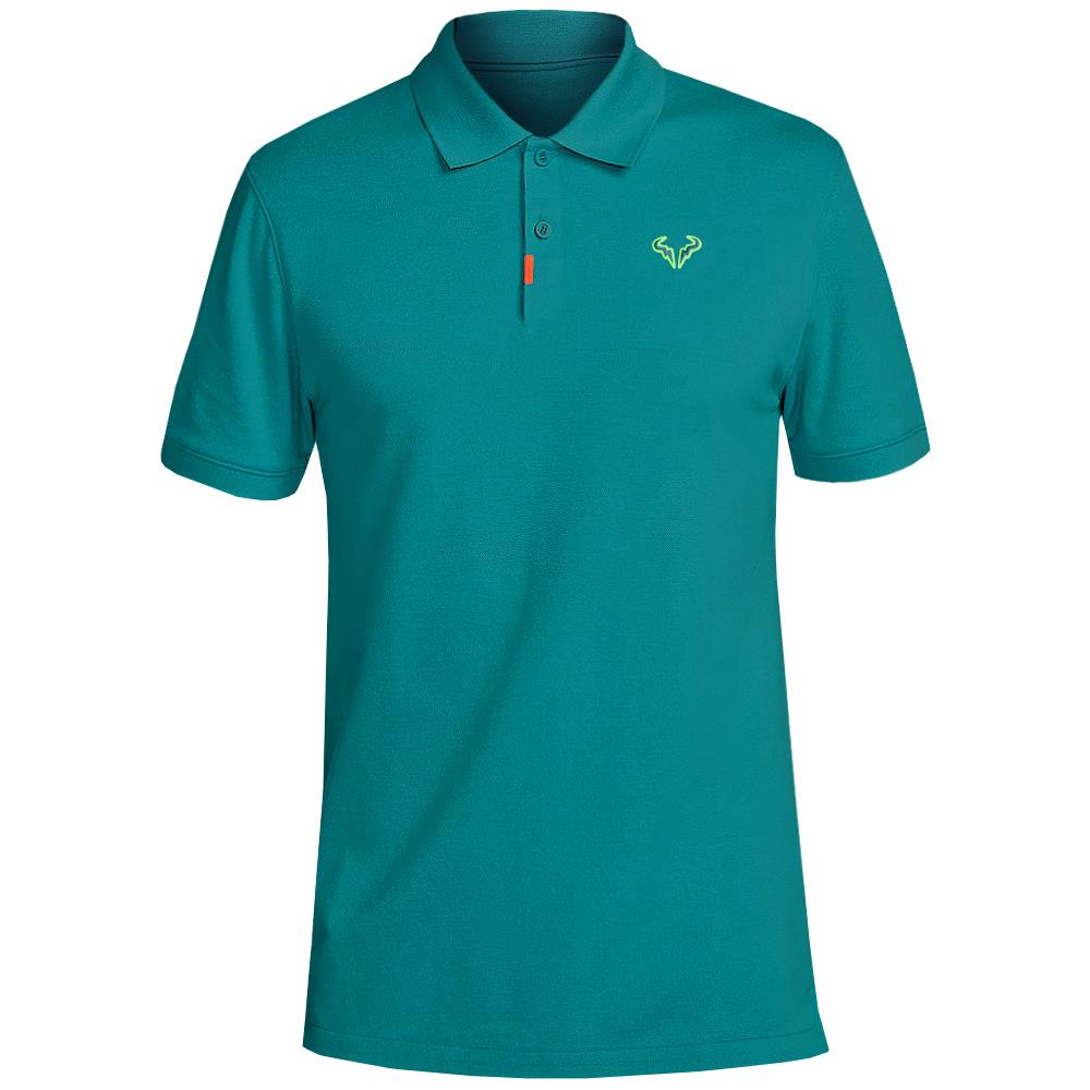 Nike Men's Rafa Polo - Geode Teal、mySite、neckold