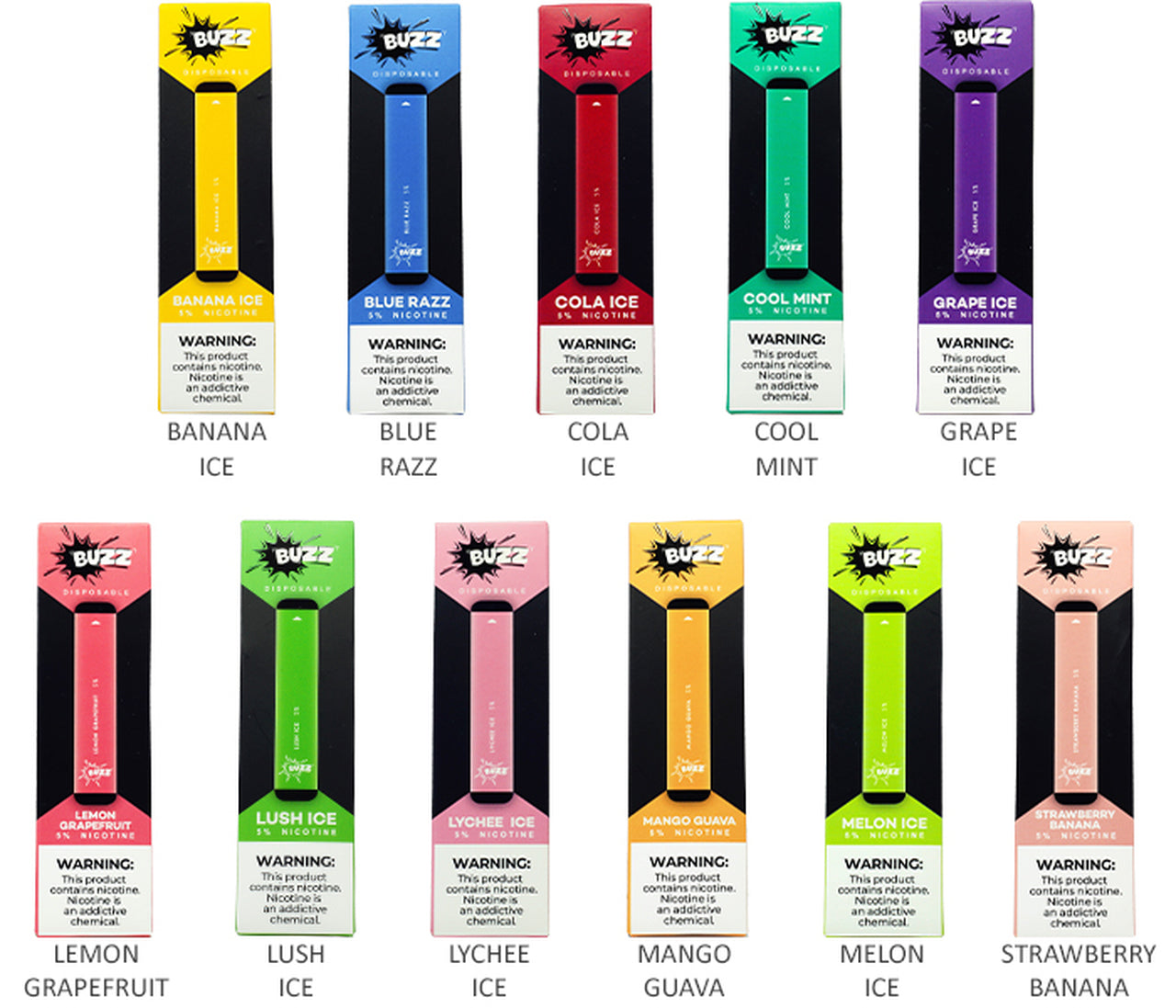 Barz aka Buzz Disposable Vape - 10 Pack、mySite、zt4zffjzw