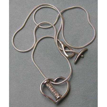 Michael Bromberg Heart Mezuzah Charm Necklace、mySite、topwebapps