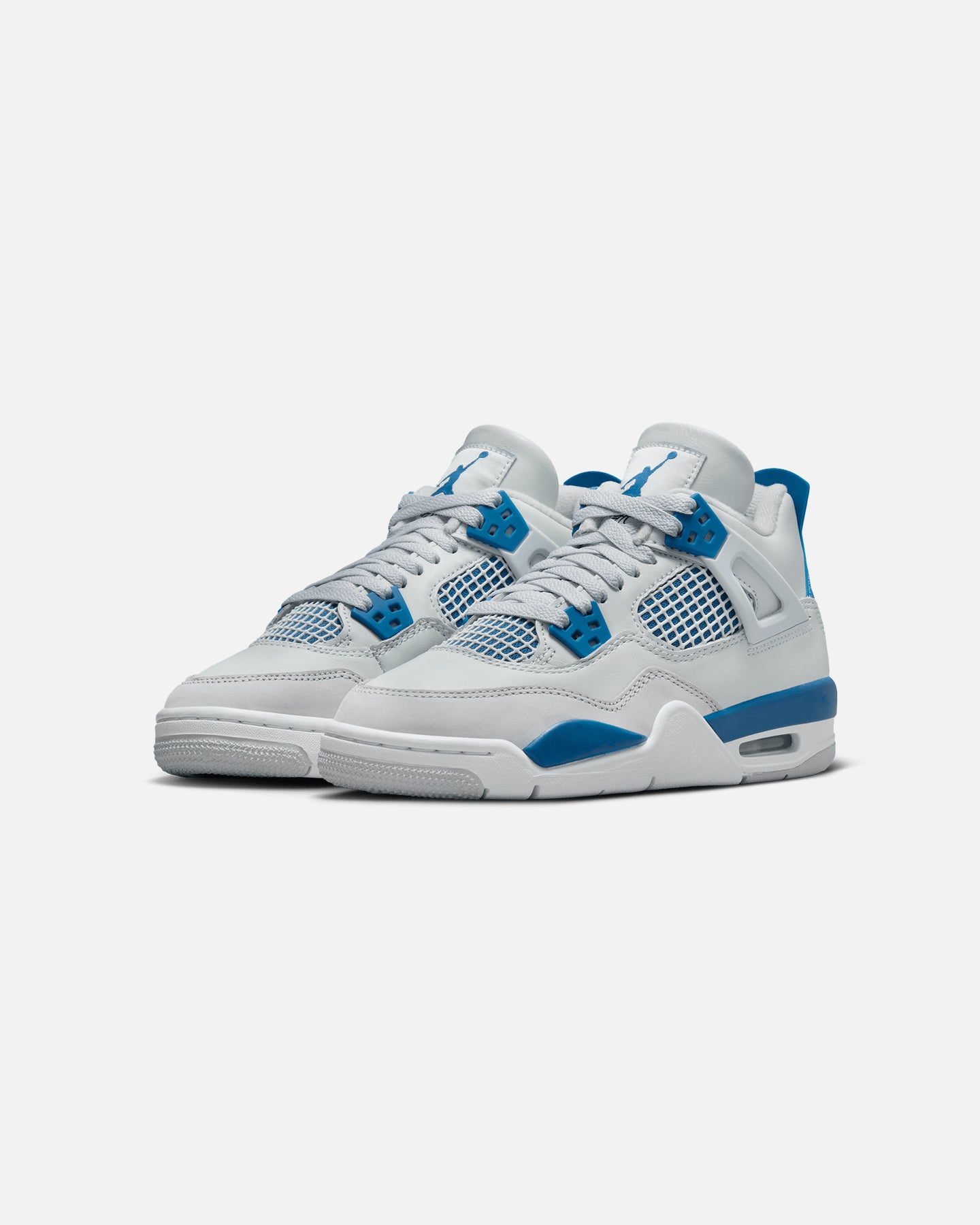 Jordan Kids' Air Jordan 4 Retro (GS) Industrial Blue Off White/Industrial Blue、mySite、zt4zffjzw