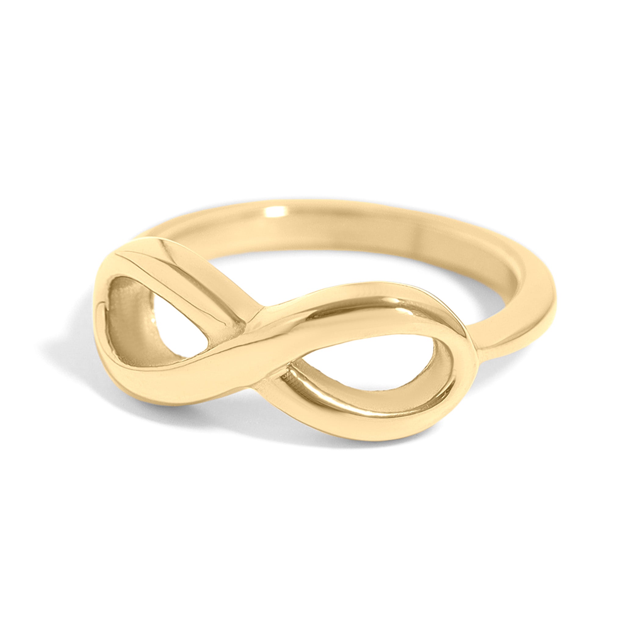 18K Gold PVD Stainless Steel Infinity Ring / SCR4083、mySite、dreamappss