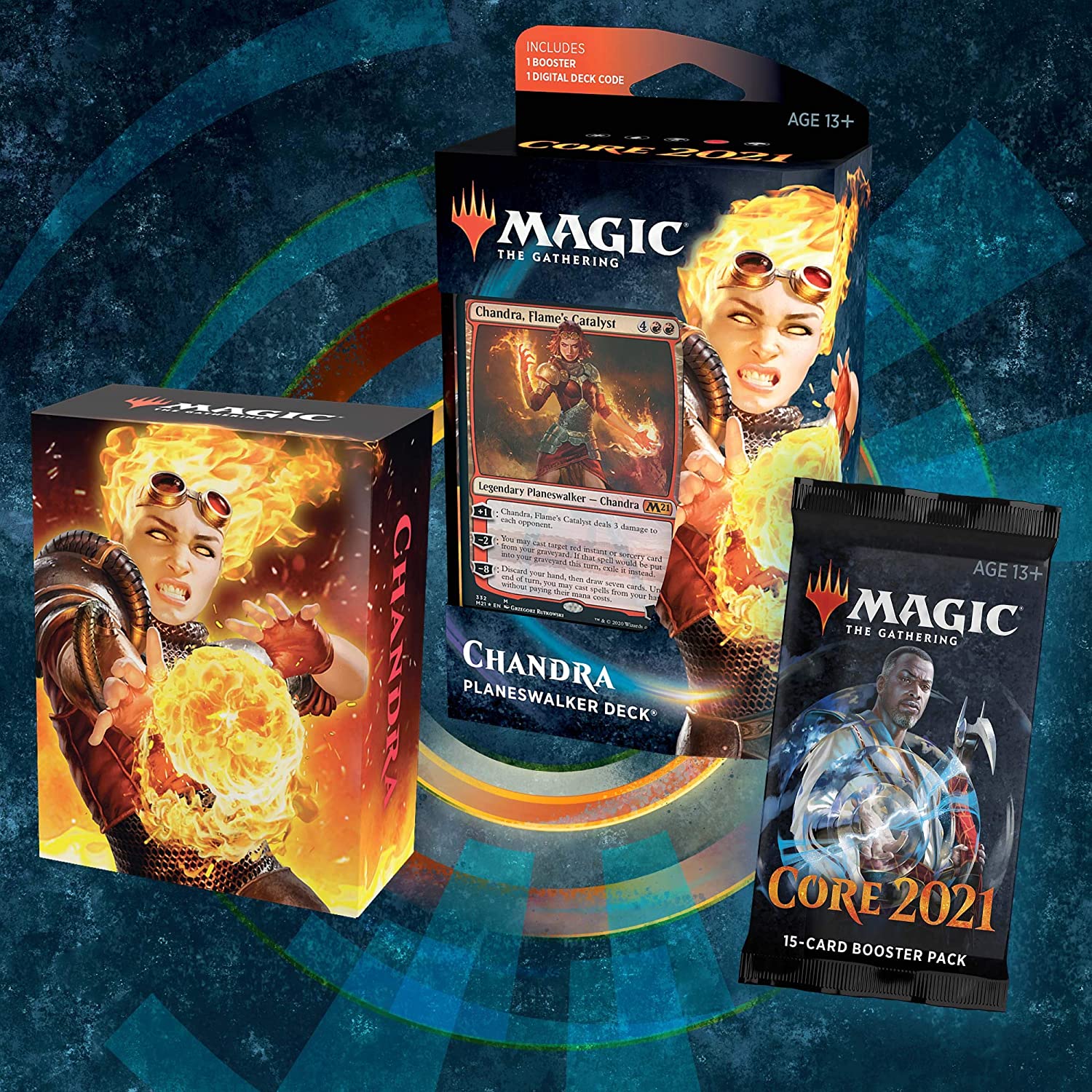 Magic the Gathering: Core 2021 Planeswalker Deck: Chandra、mySite、waistdrama