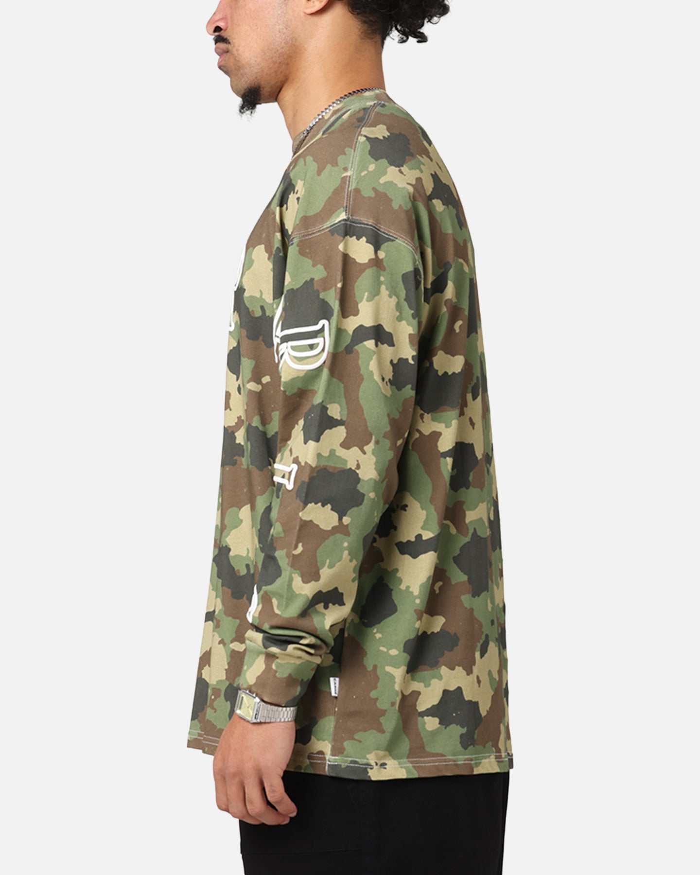 Carre Global Oversized Long Sleeve T-Shirt Camo、mySite、zt4zffjzw