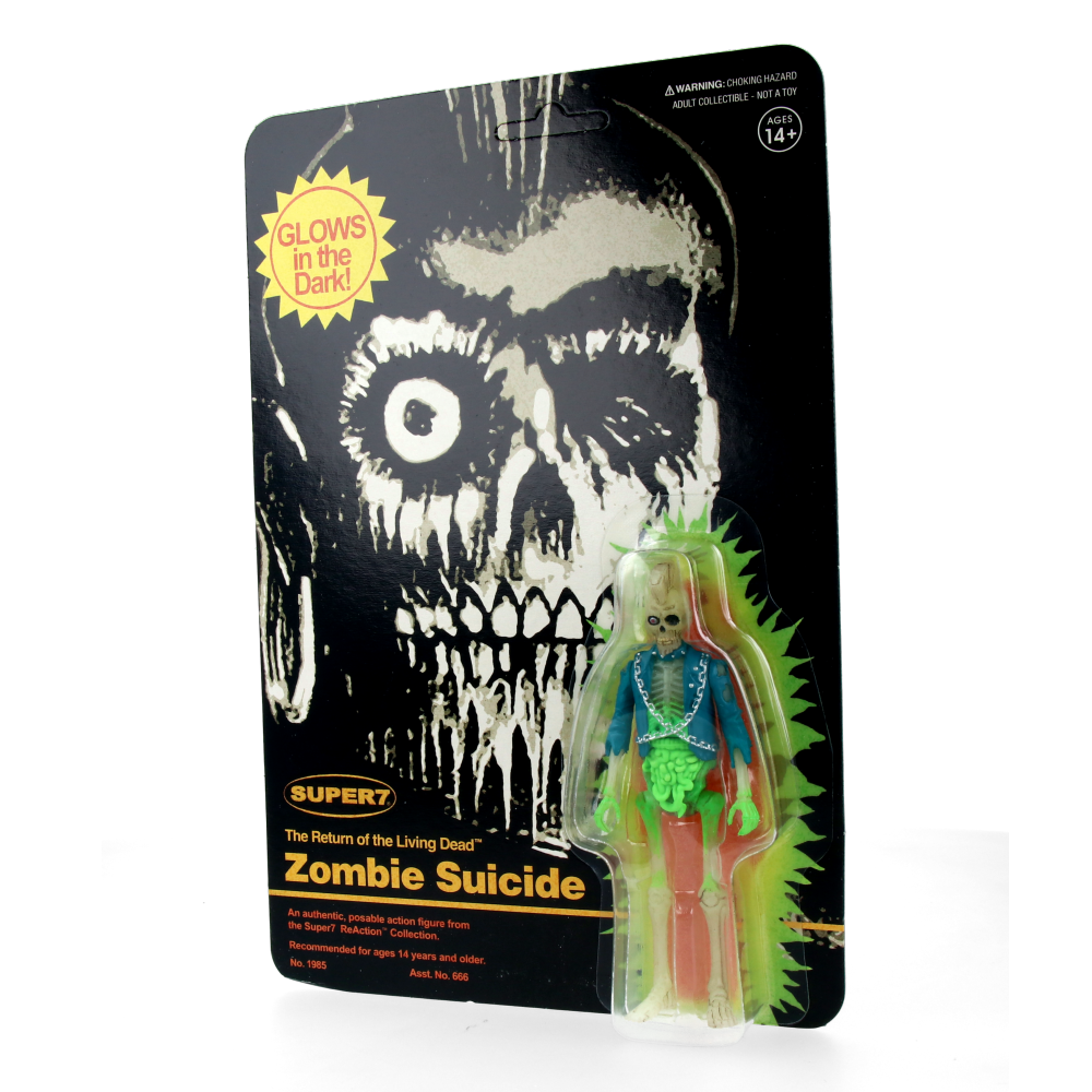  Return Of The Living Dead Reaction Figures Wave 5 - Zombie Suicide (Monster Glow)、mySite、greenlandpopulation