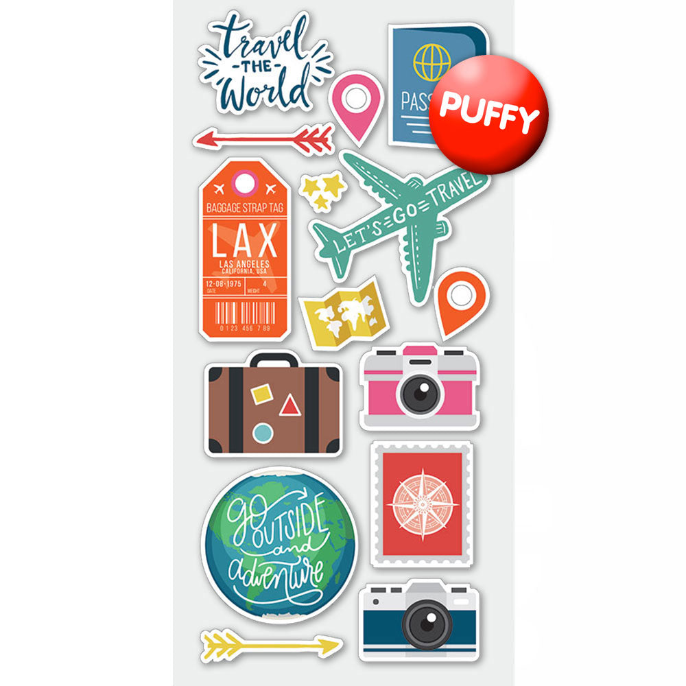  Around the World Puffy Stickers、mySite、ghnorth