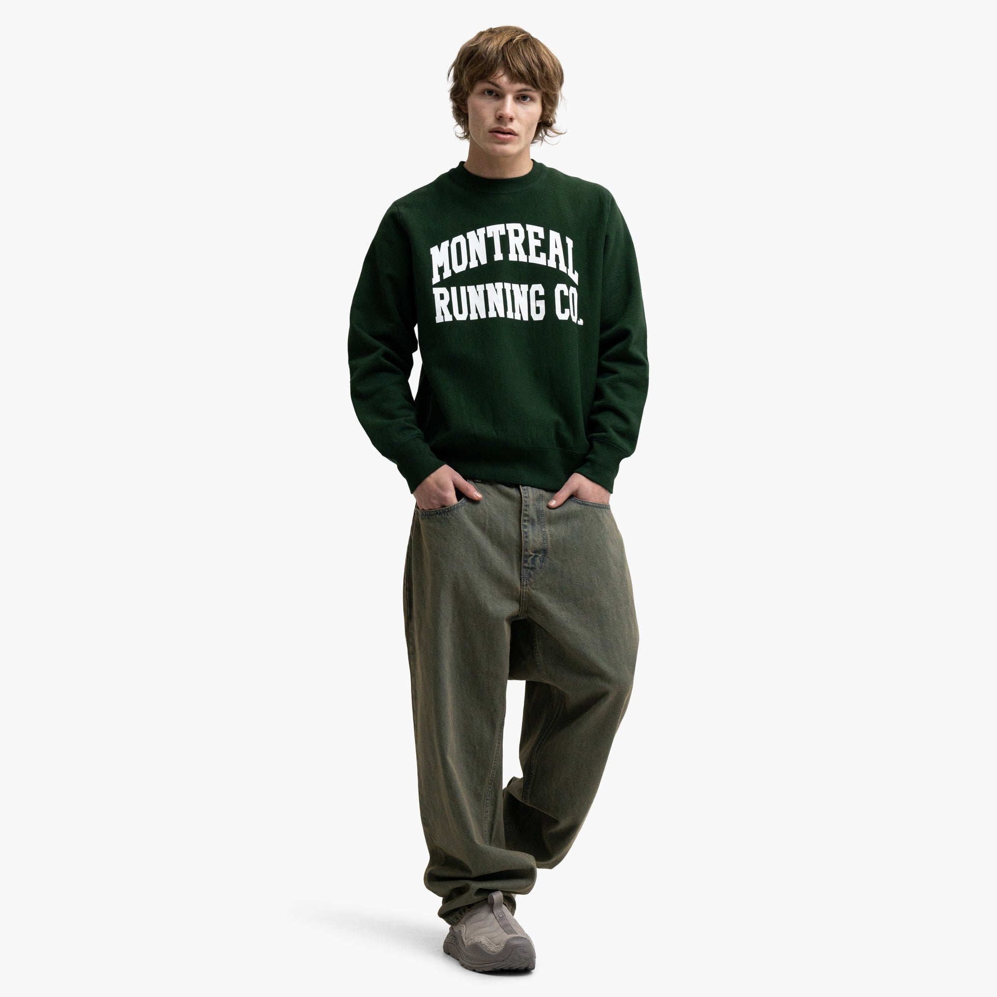 Balmoral Metropole Crewneck Pine / White、mySite、merchandisen