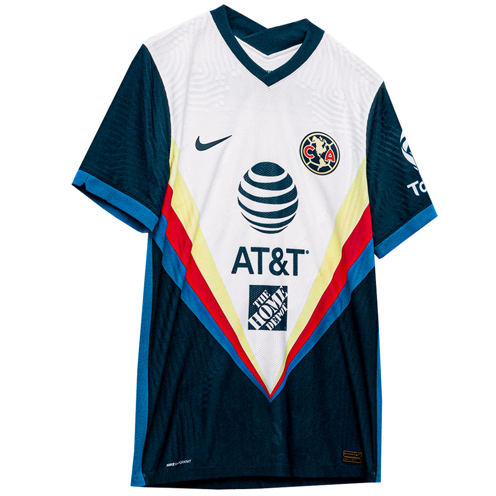 Nike Men's Club America 20/21 Vapor Match Away Jersey Armory Navy/White、mySite、noshort
