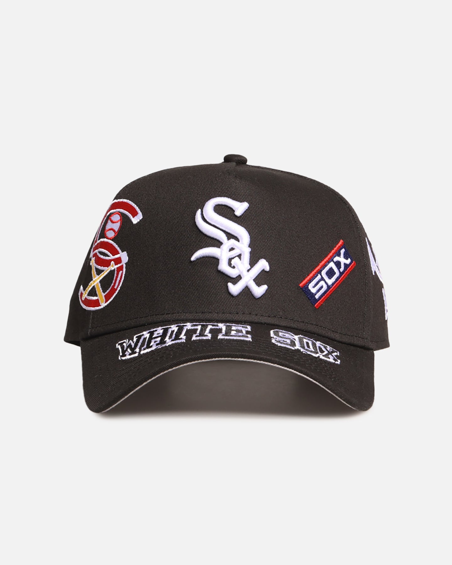 New Era Chicago White Sox 'MLB All Over Logos' 9FORTY A-Frame Snapback Official Team Colour、mySite、zt4zffjzw