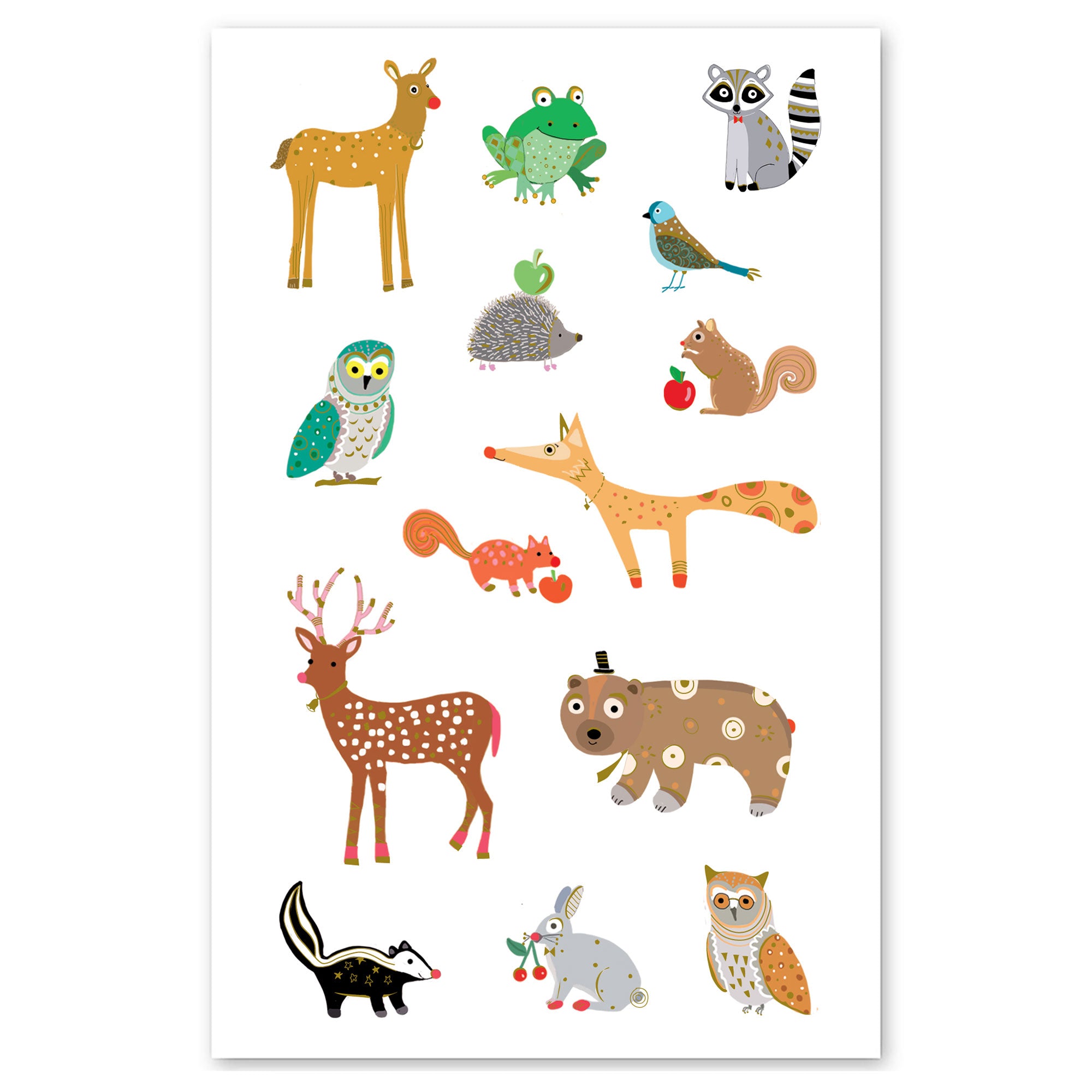  Wondrous Woodland Animals Stickers、mySite、ghnorth
