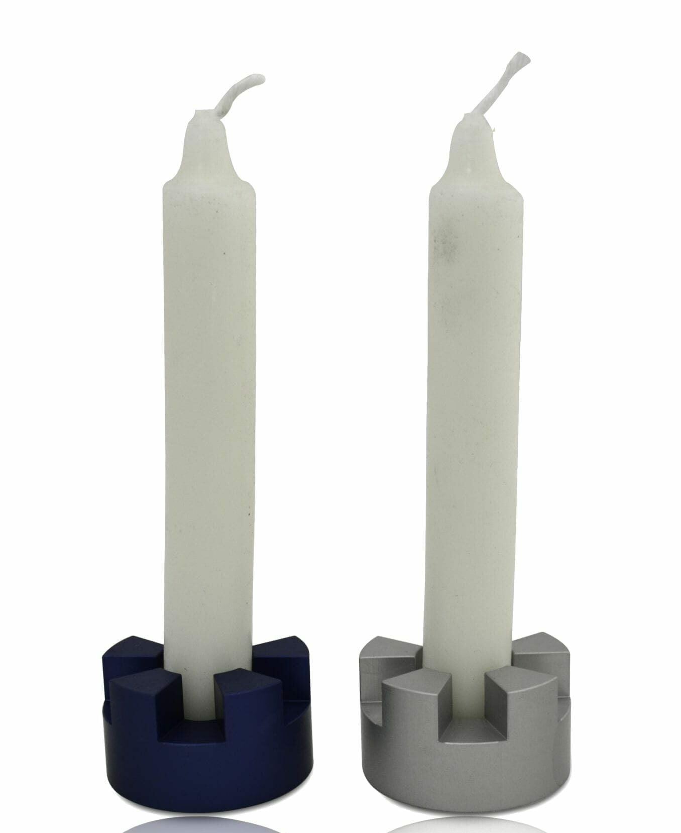  Round Blue Travel Shabbat Candle Holders、mySite、elrpsem3k