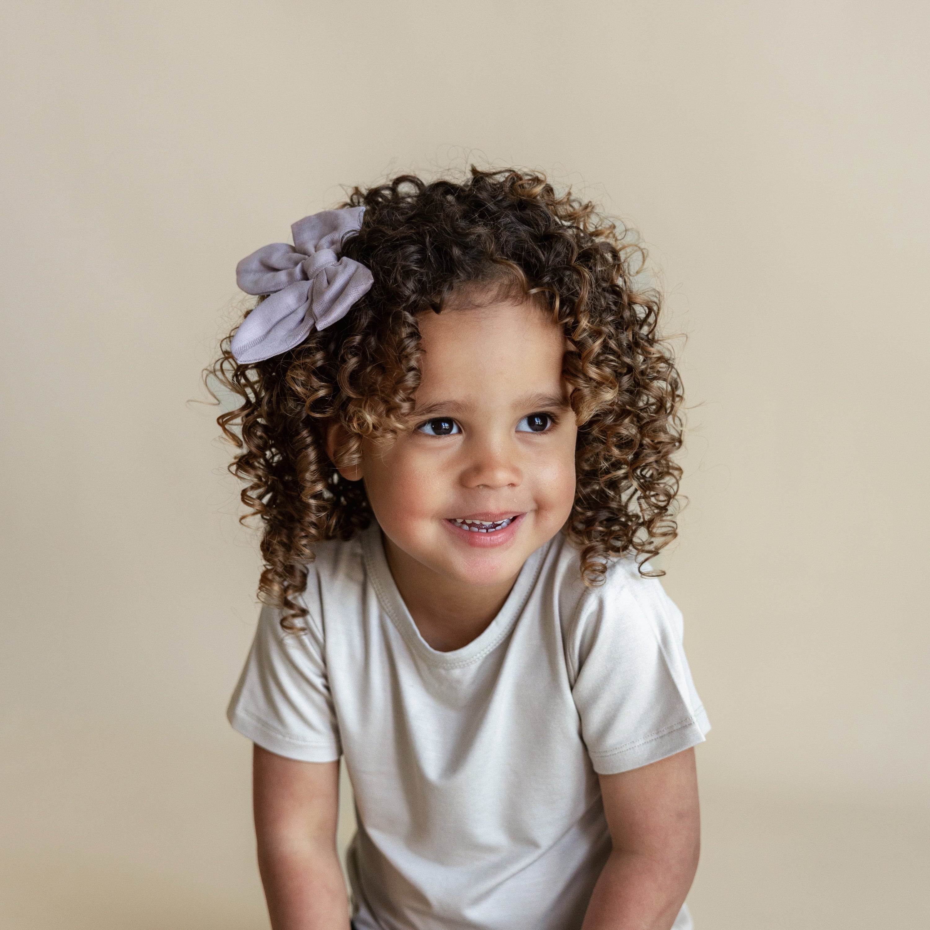  Bamboo Muslin Alligator Clip Bow in Wisteria、mySite、layawaytickets