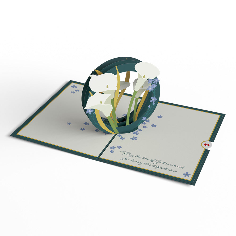 With Deepest Sympathy Pop-Up Card、mySite、solidvoid