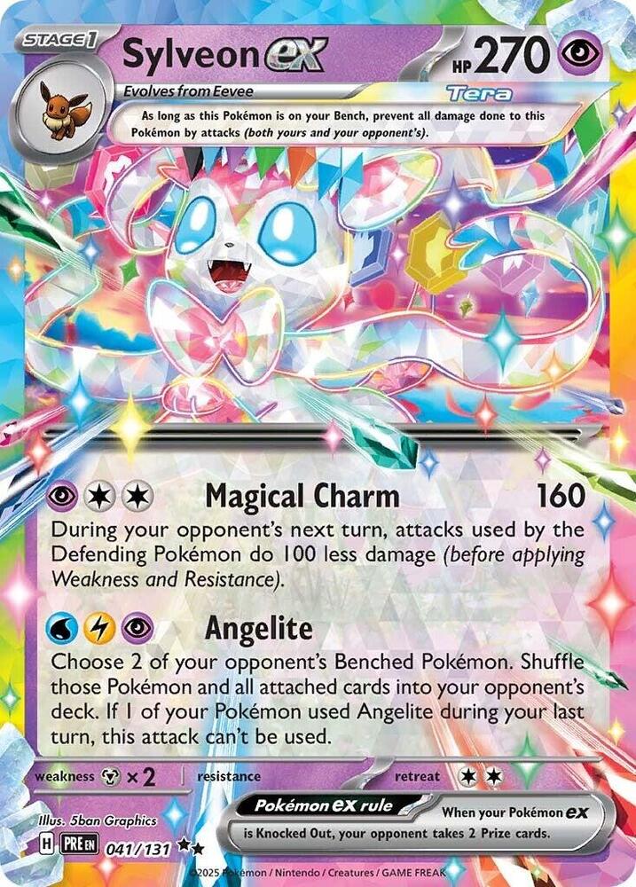 Sylveon ex (041/131) Scarlet & Violet: Prismatic Evolutions、mySite、waistdrama