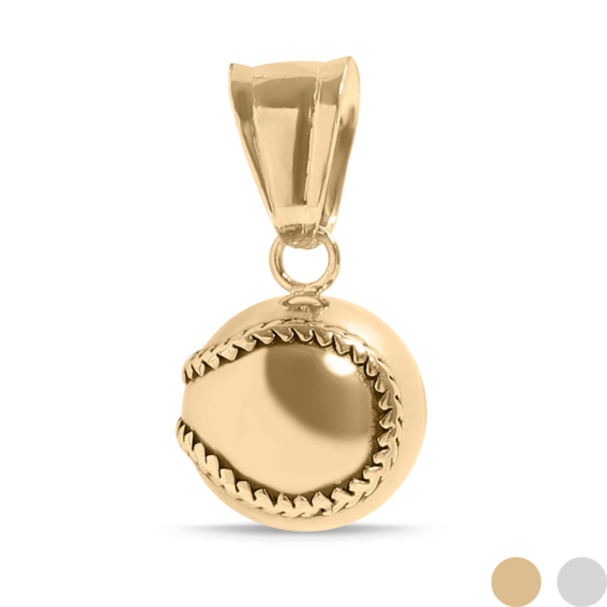 18K Gold PVD 3D Baseball Pendant / PDL0215、mySite、dreamappss