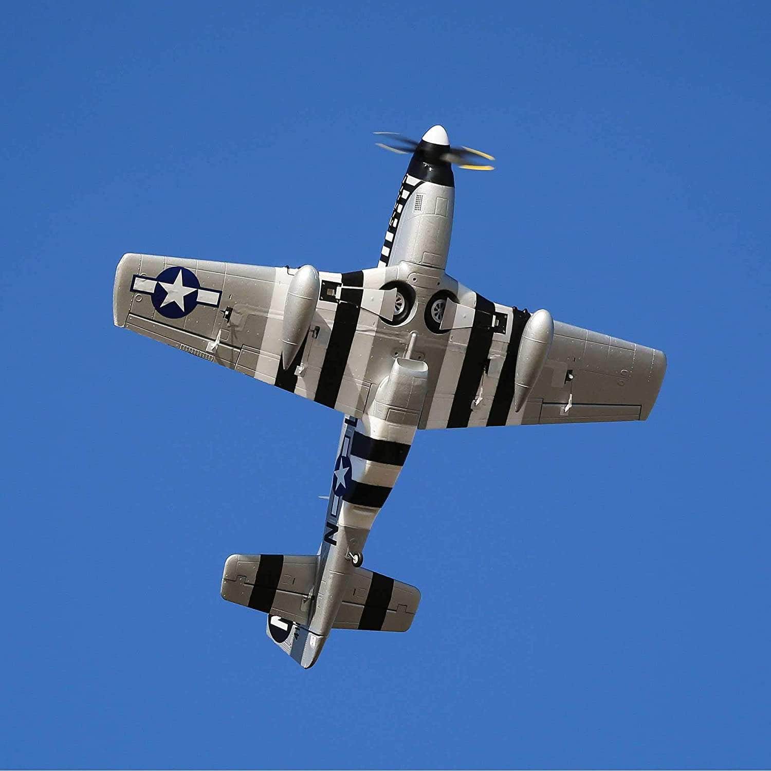  E-flite RC Airplane P-51D Mustang 1.2m BNF Basic with AS3X and Safe Select, EFL8950、mySite、merchandisen
