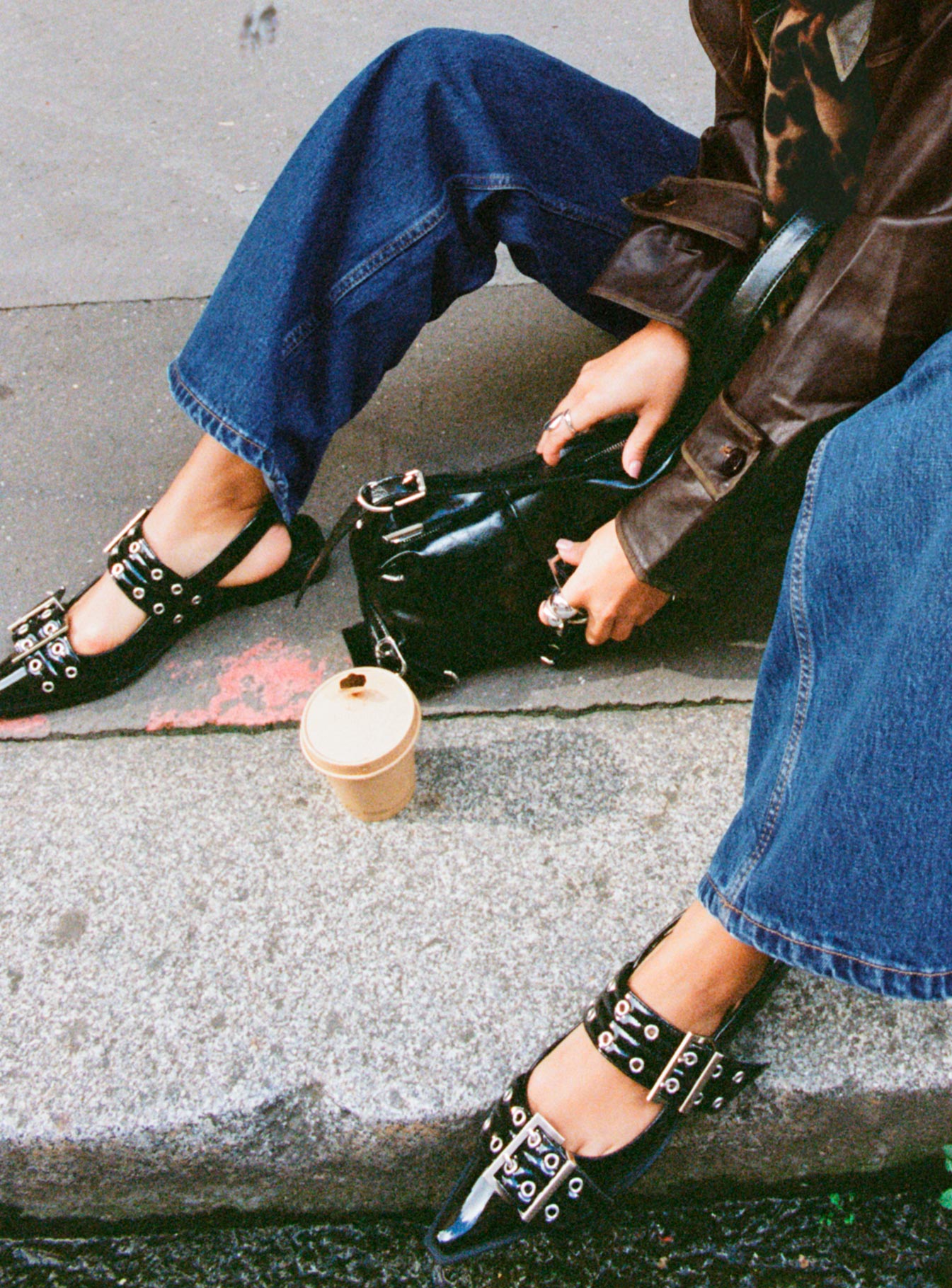 Therapy Matilda Flats Black Patent、mySite、solidvoid