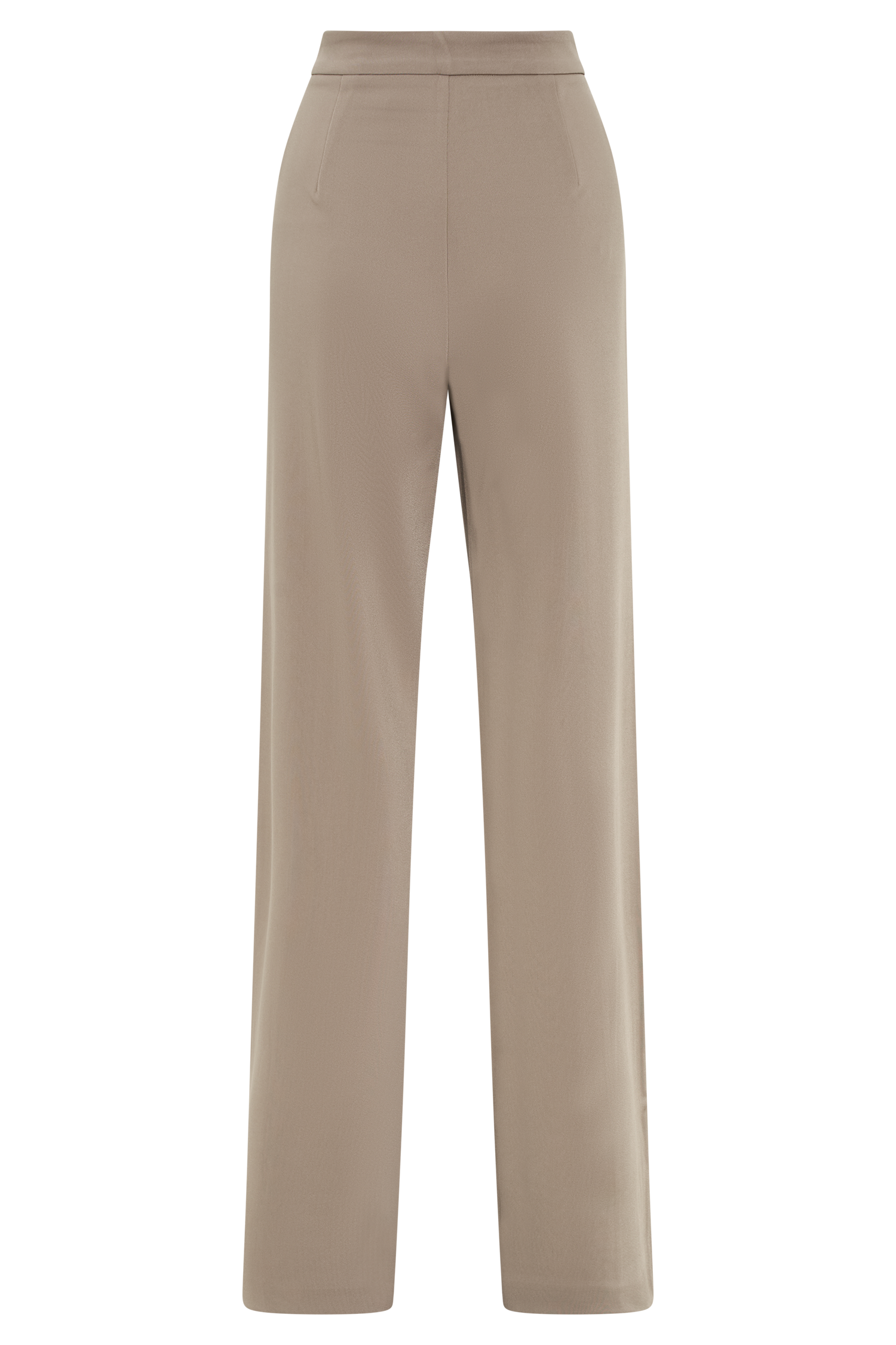 Antonia Pleated Wide Leg Pants - Mushroom、mySite、solidvoid